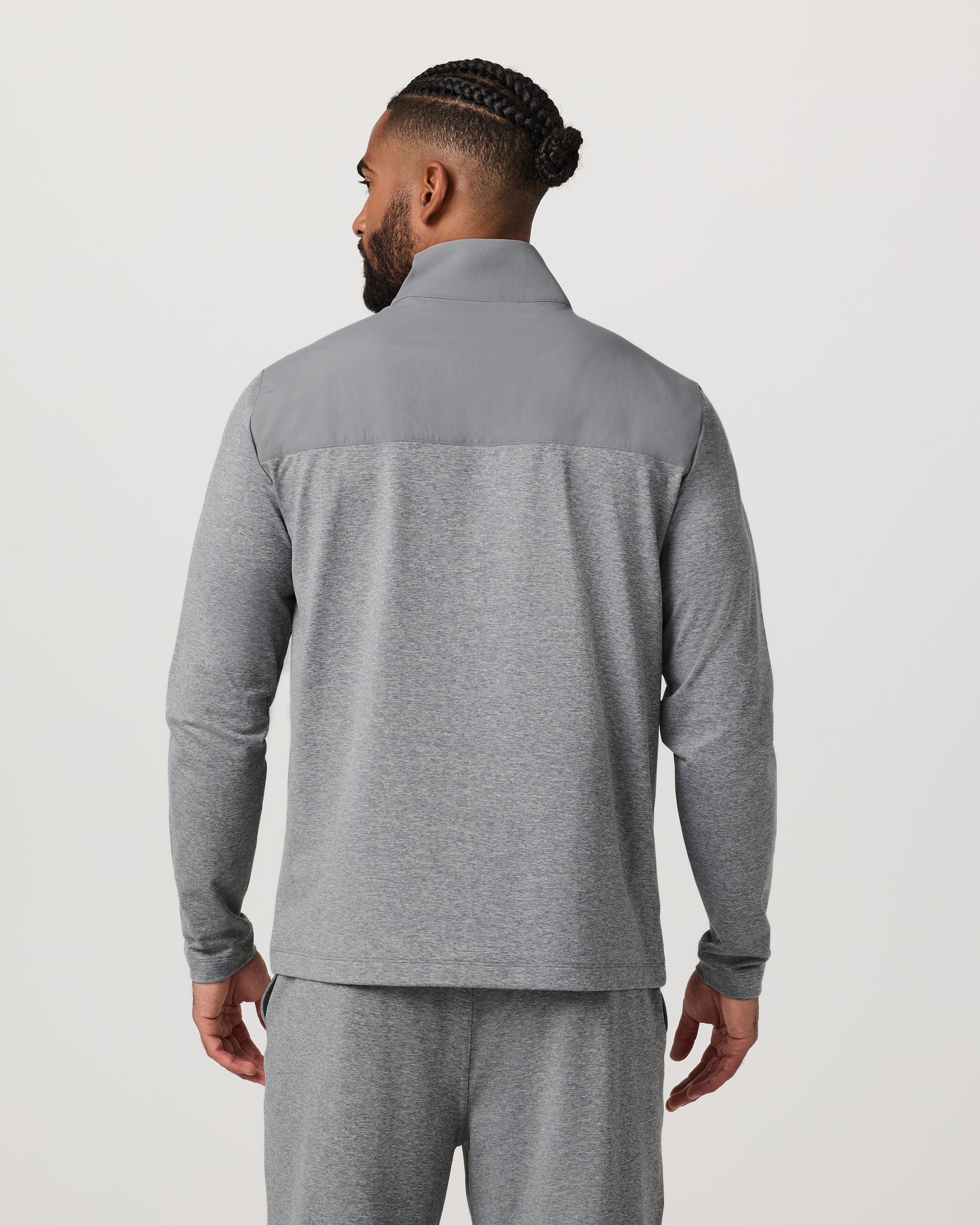 Sunday Element Track Jacket | Grey Heather - Image 4