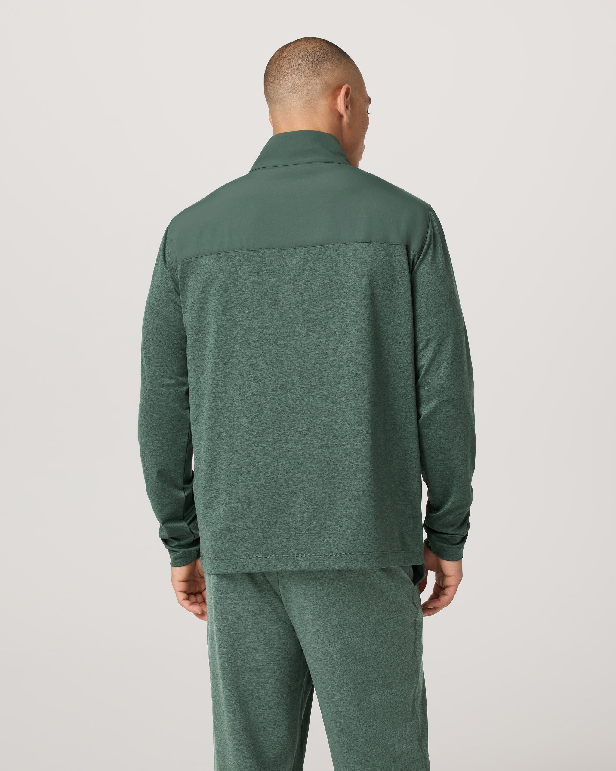 Sunday Element Track Jacket | Agate Green Heather - Image 3