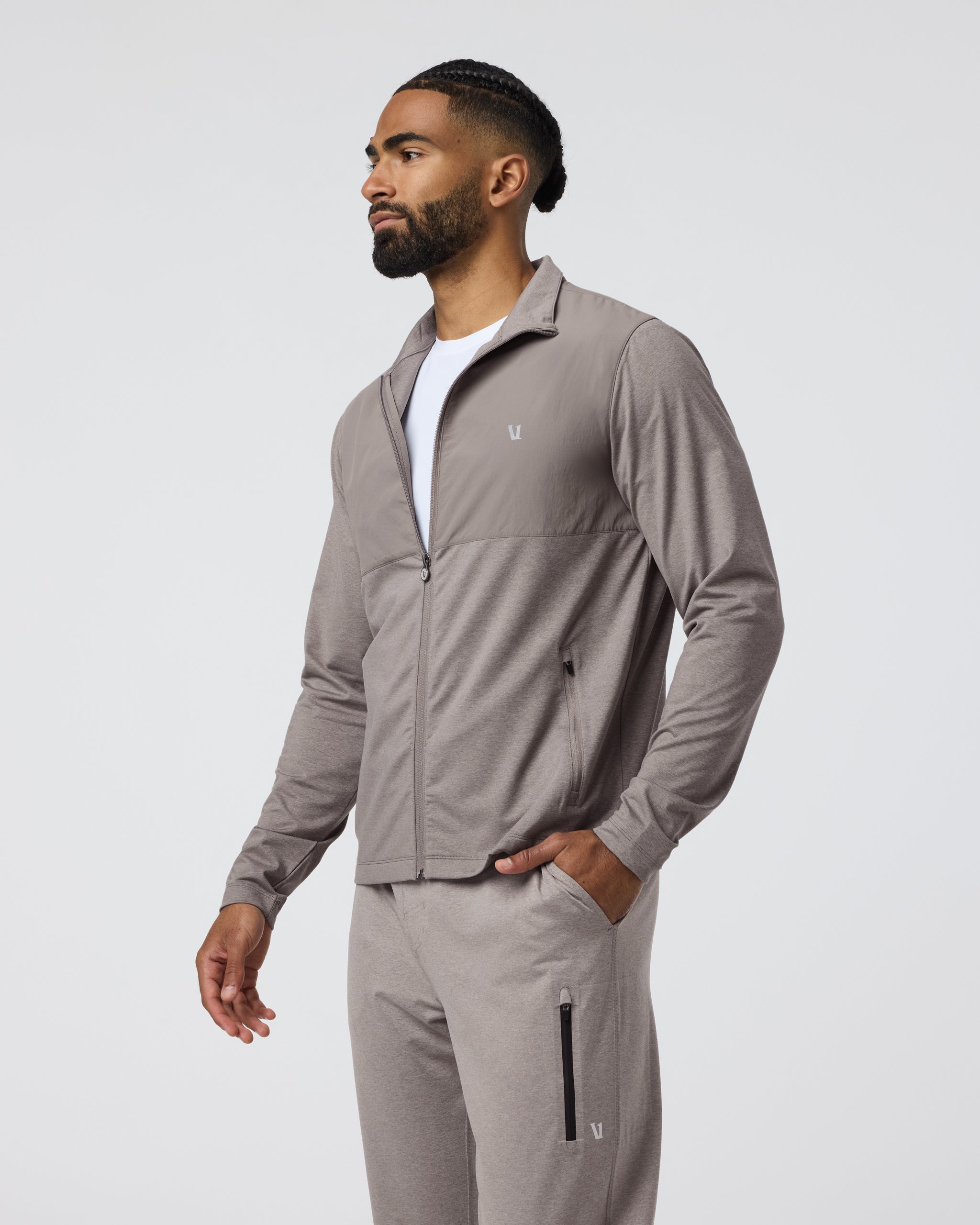 Sunday Element Track Jacket | Mocha Heather - Image 5