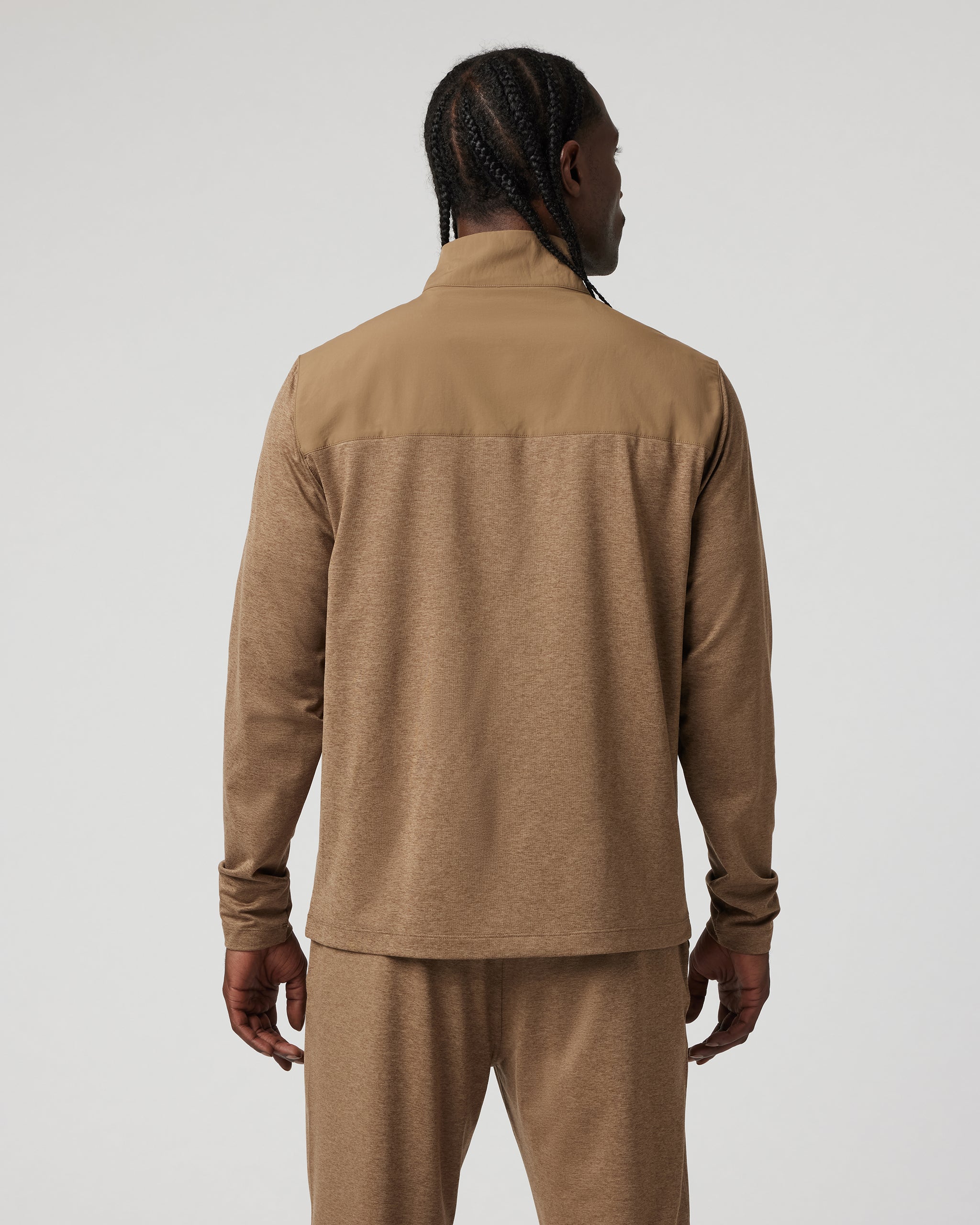 Sunday Element Track Jacket | Pecan Heather - Image 3