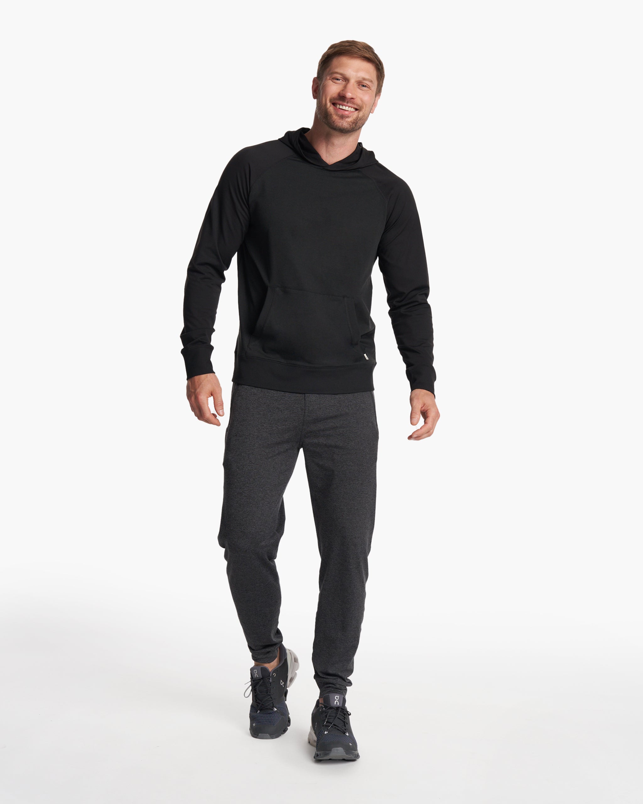 Coronado Pullover Hoodie | Black Heather - Image 3