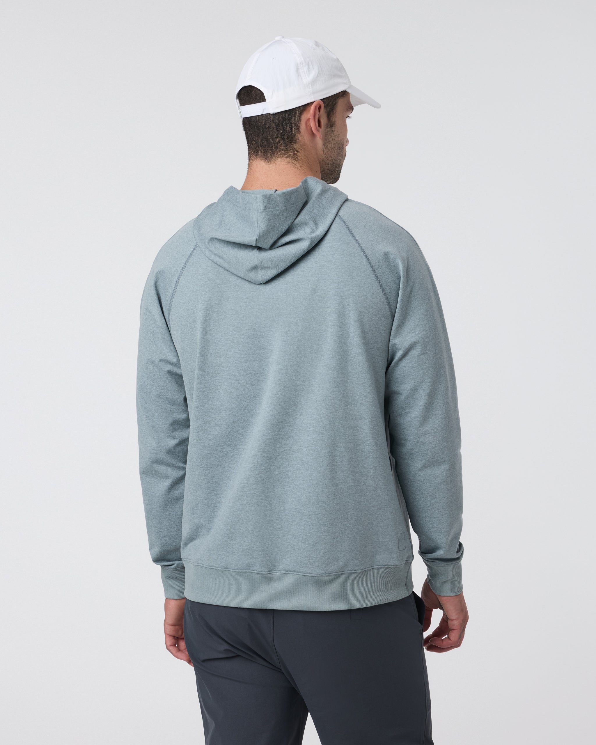 Coronado Pullover Hoodie | Dusty Blue Heather - Image 2