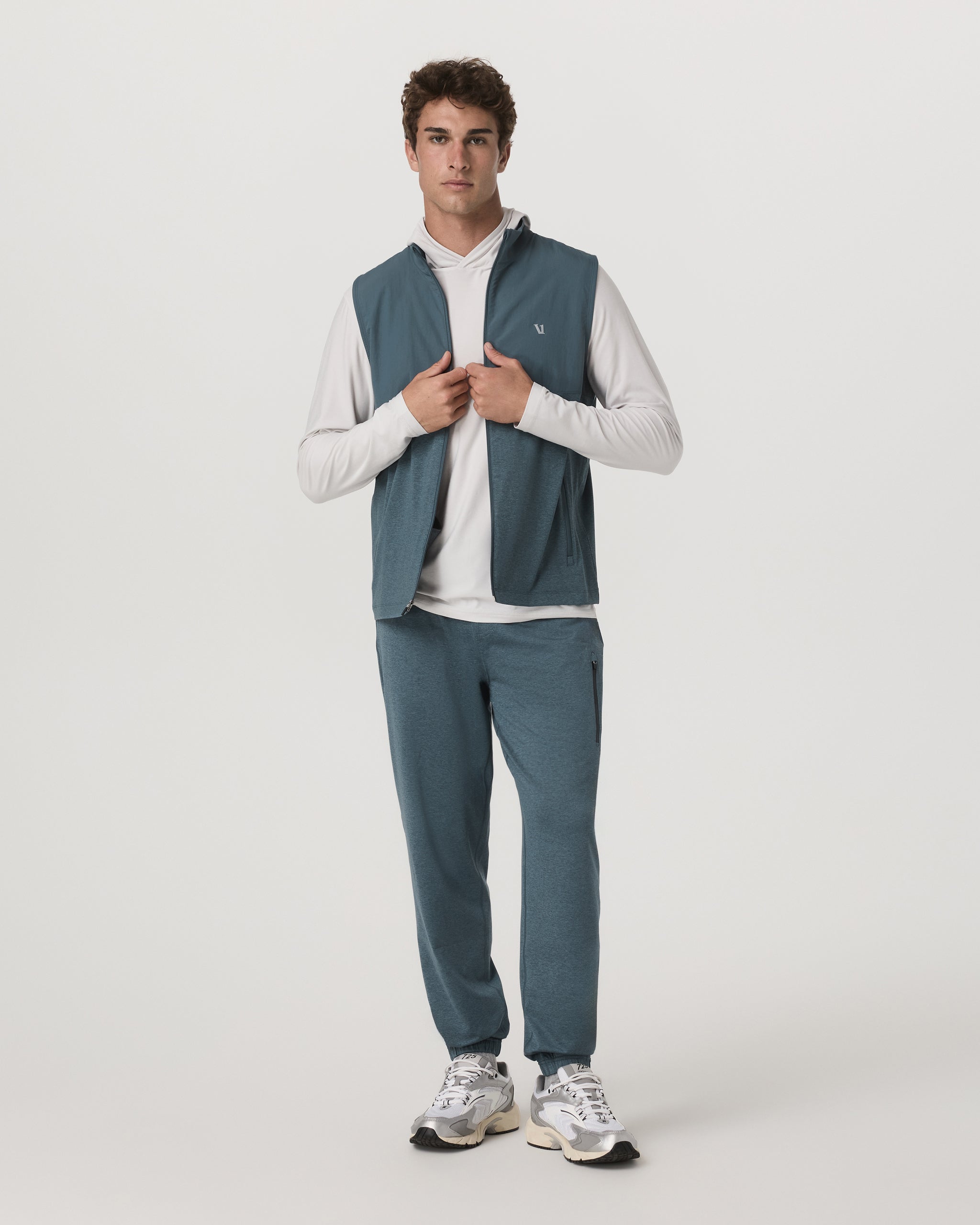 Sunday Element Vest | Blue Sea Heather - Image 5