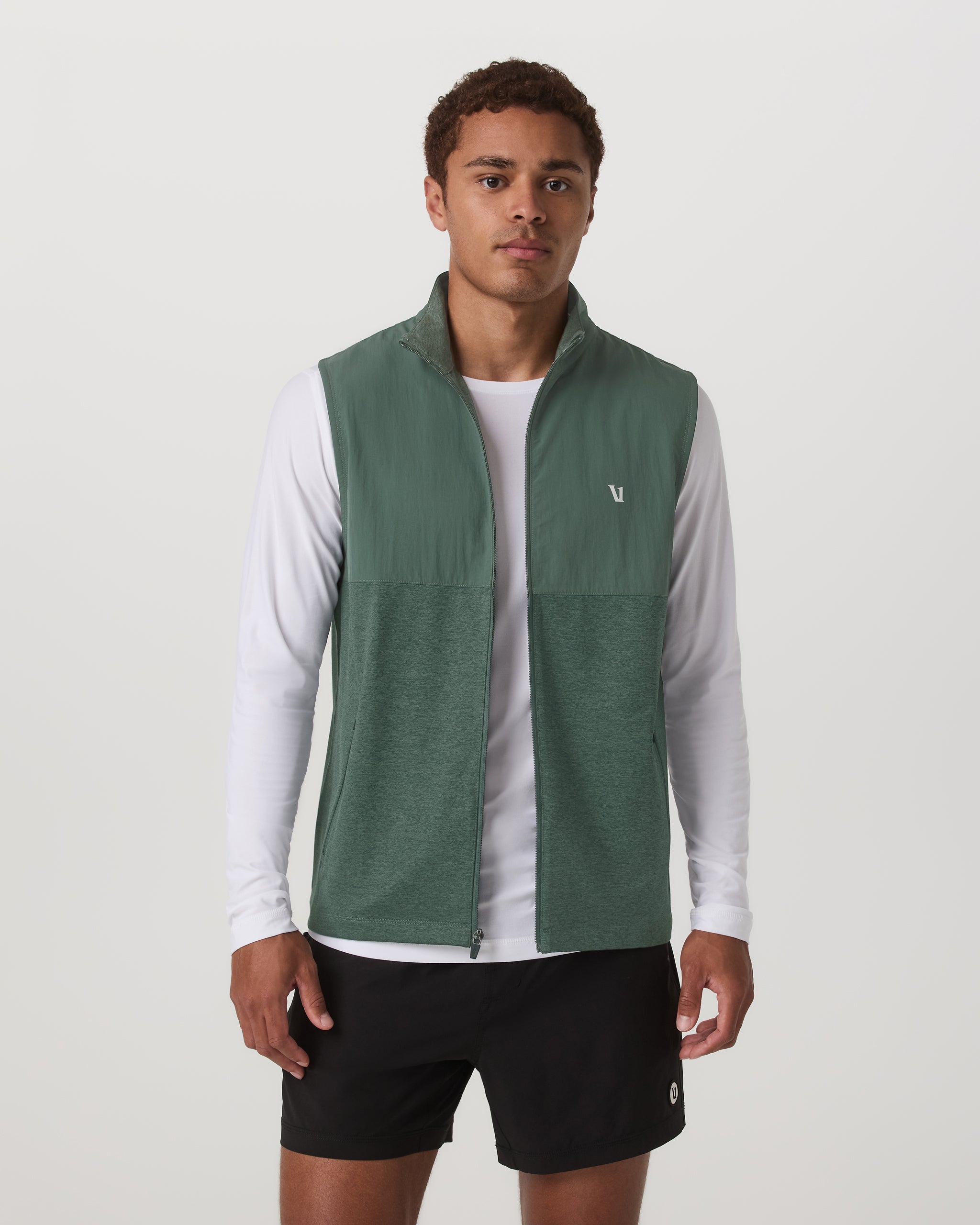 Sunday Element Vest | Agate Green Heather - Image 5