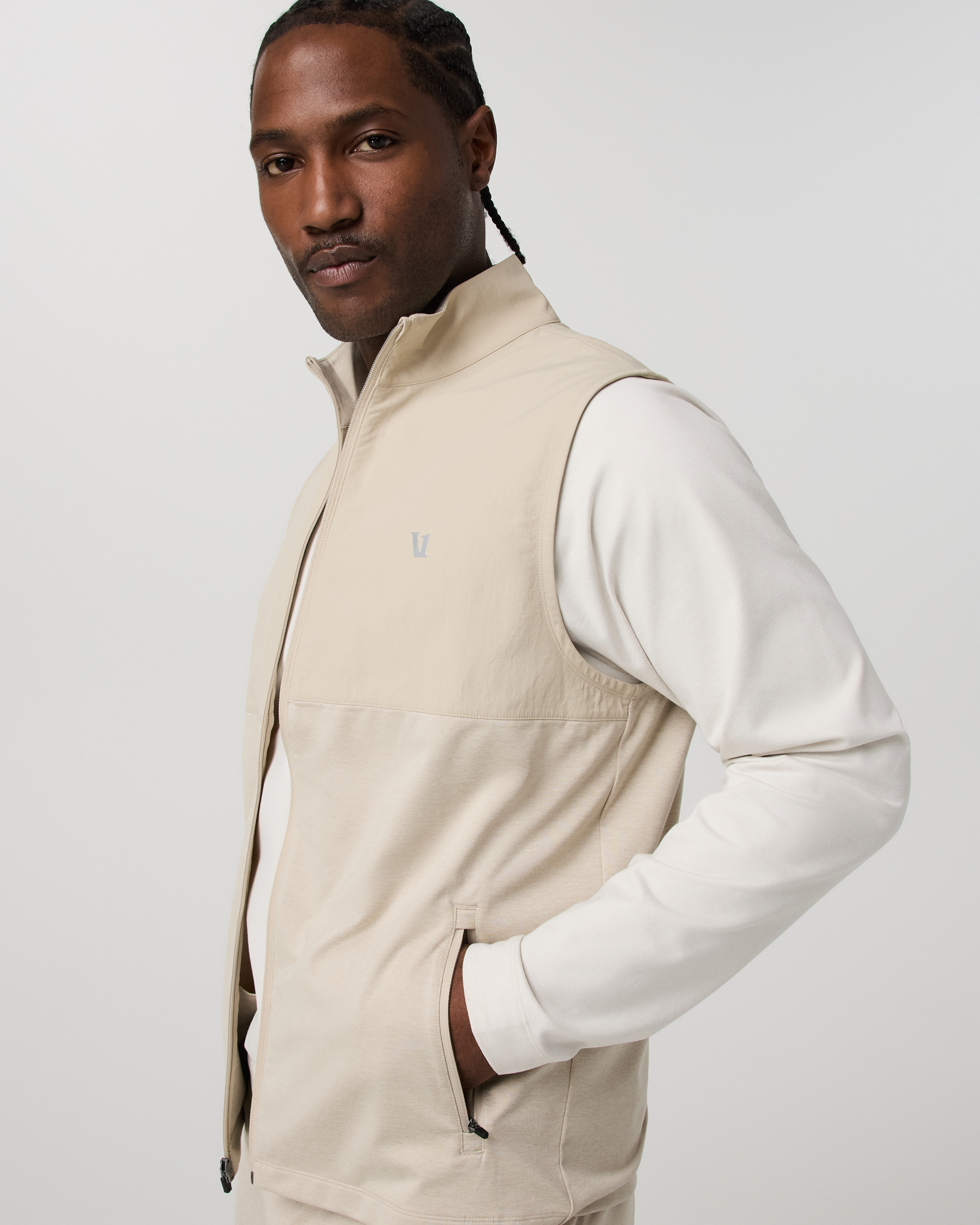 Sunday Element Vest | Limestone Heather - Image 2
