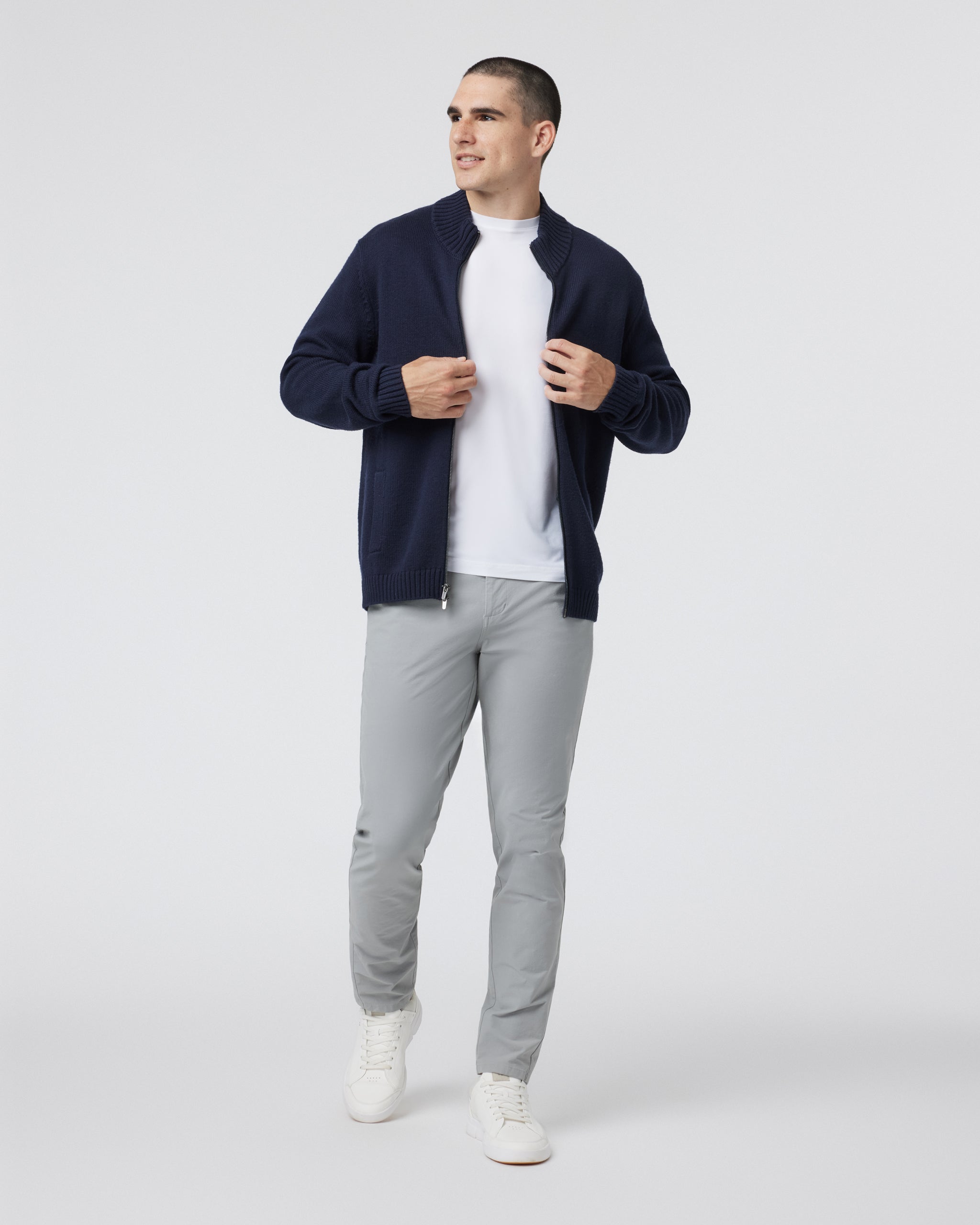 Denver Full Zip Sweater | Ink - Image 3