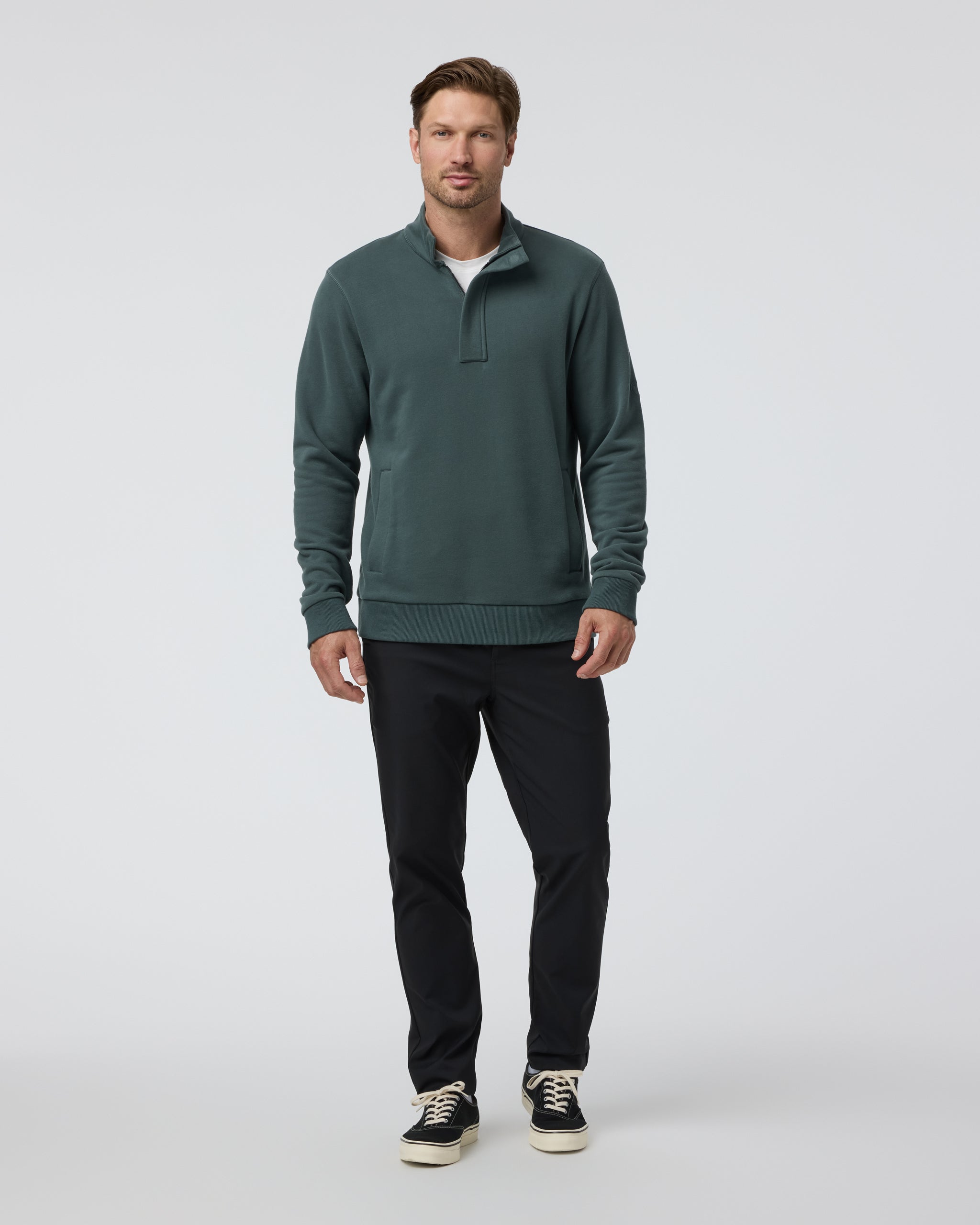 Cypress Quarter Zip | Smoked Beryl - Image 3