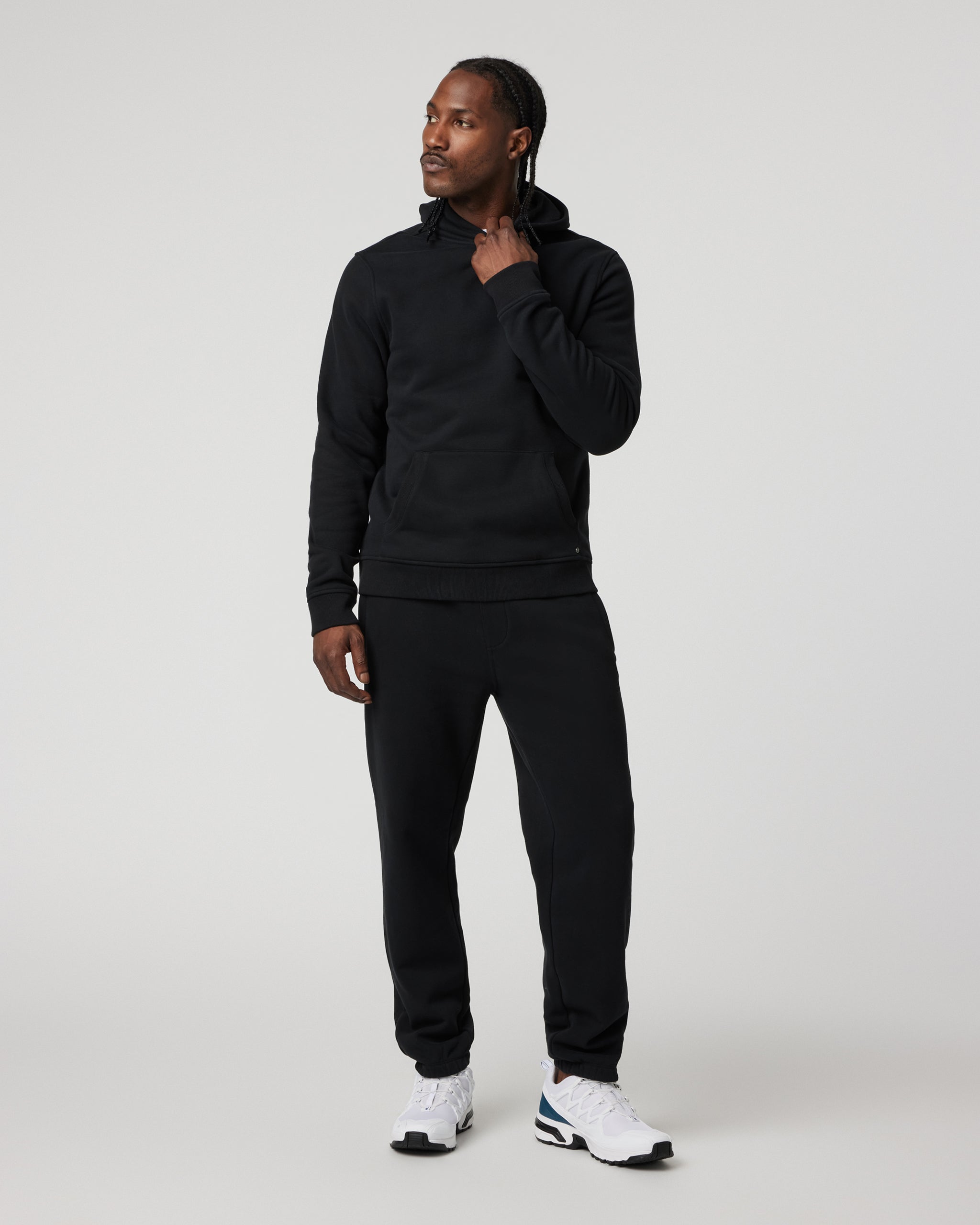 Seaside Pullover Hoodie | Black - Image 3