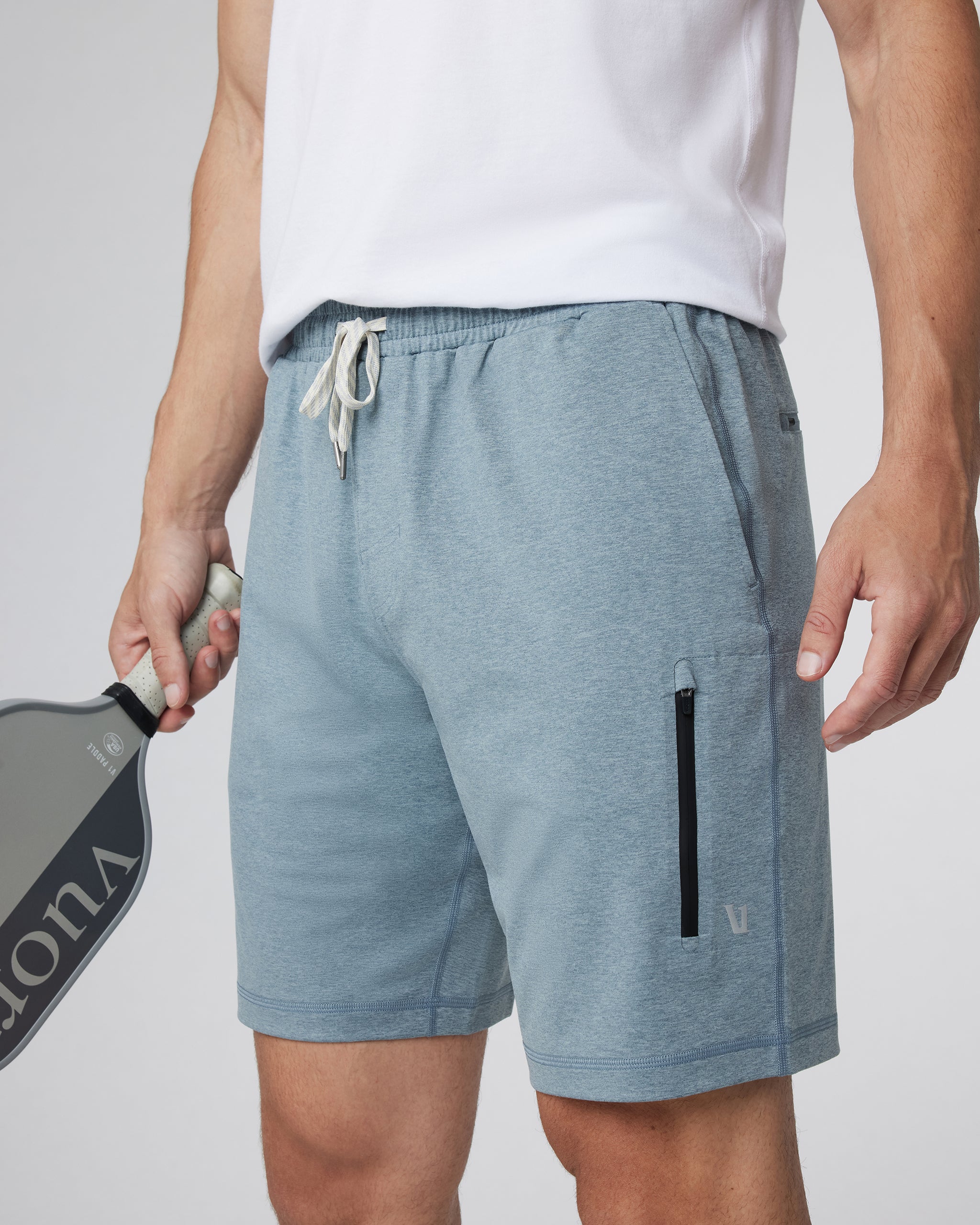 Sunday Performance Short 8 | Dusty Blue Heather