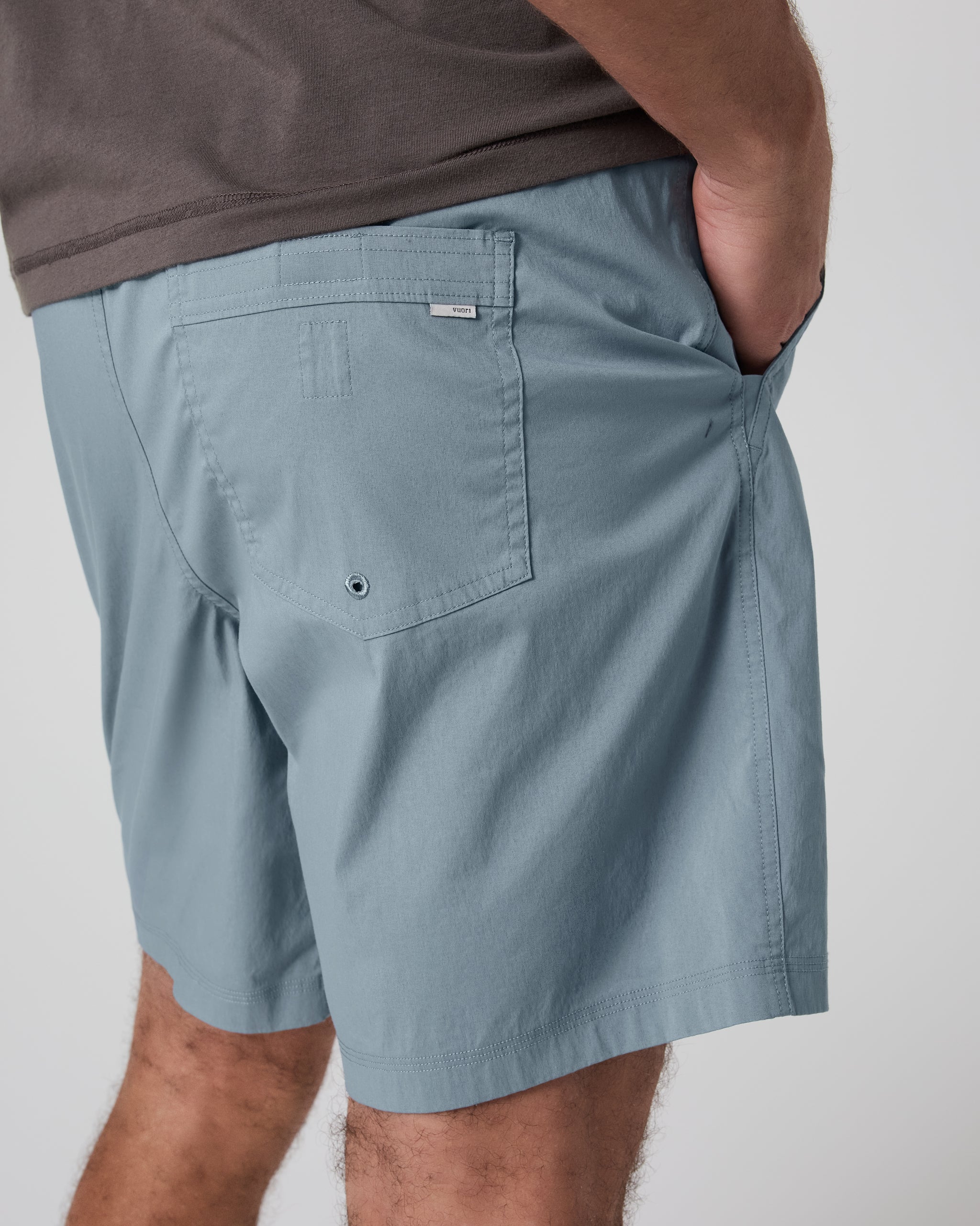 Kore Everyday Short Lined 7 | Dusty Blue - Image 4