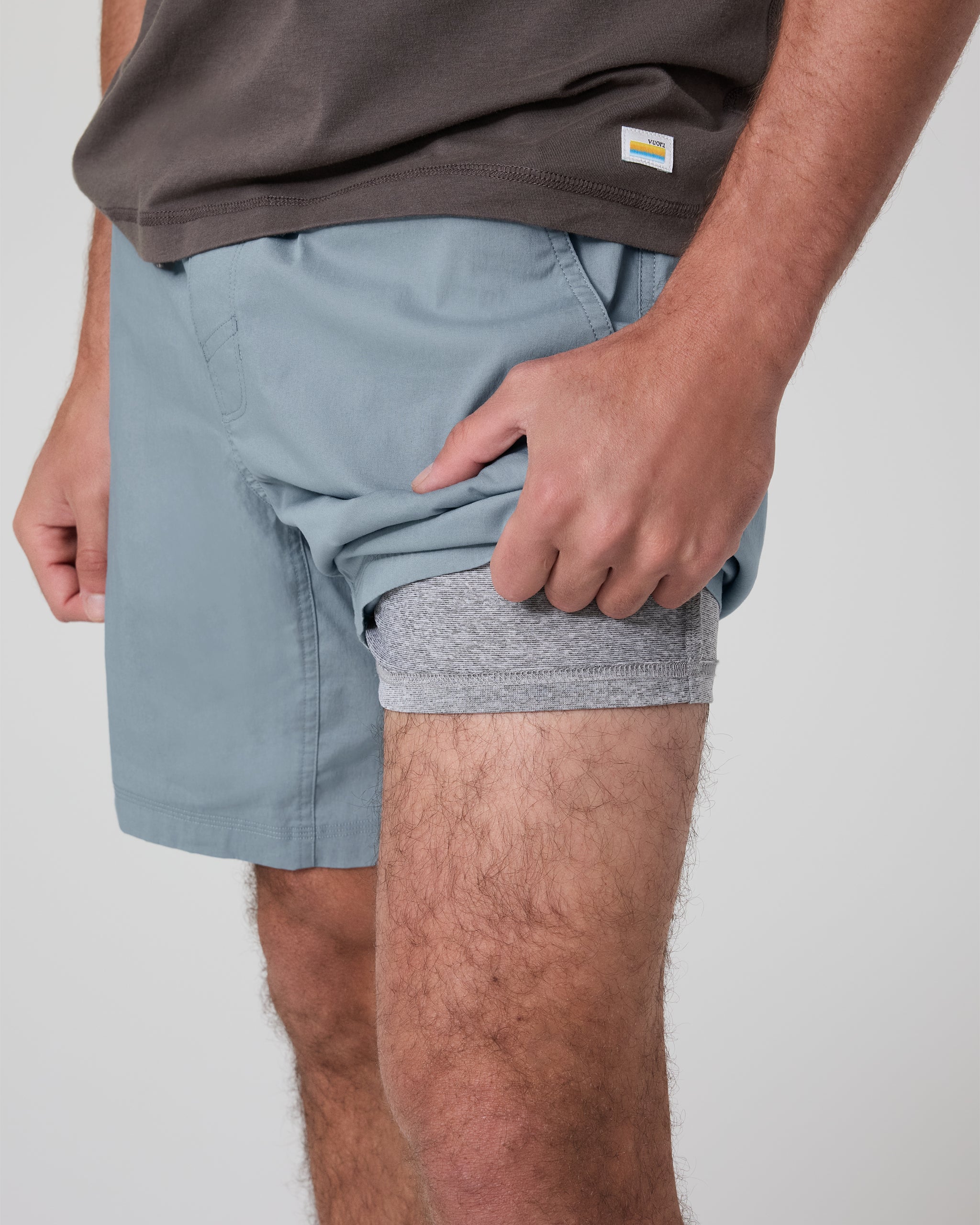 Kore Everyday Short Lined 7 | Dusty Blue - Image 2