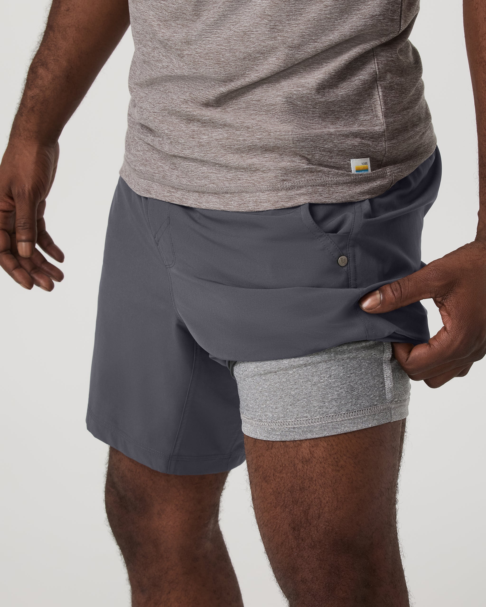 Kore Short Lined 7 | Charcoal - Image 2