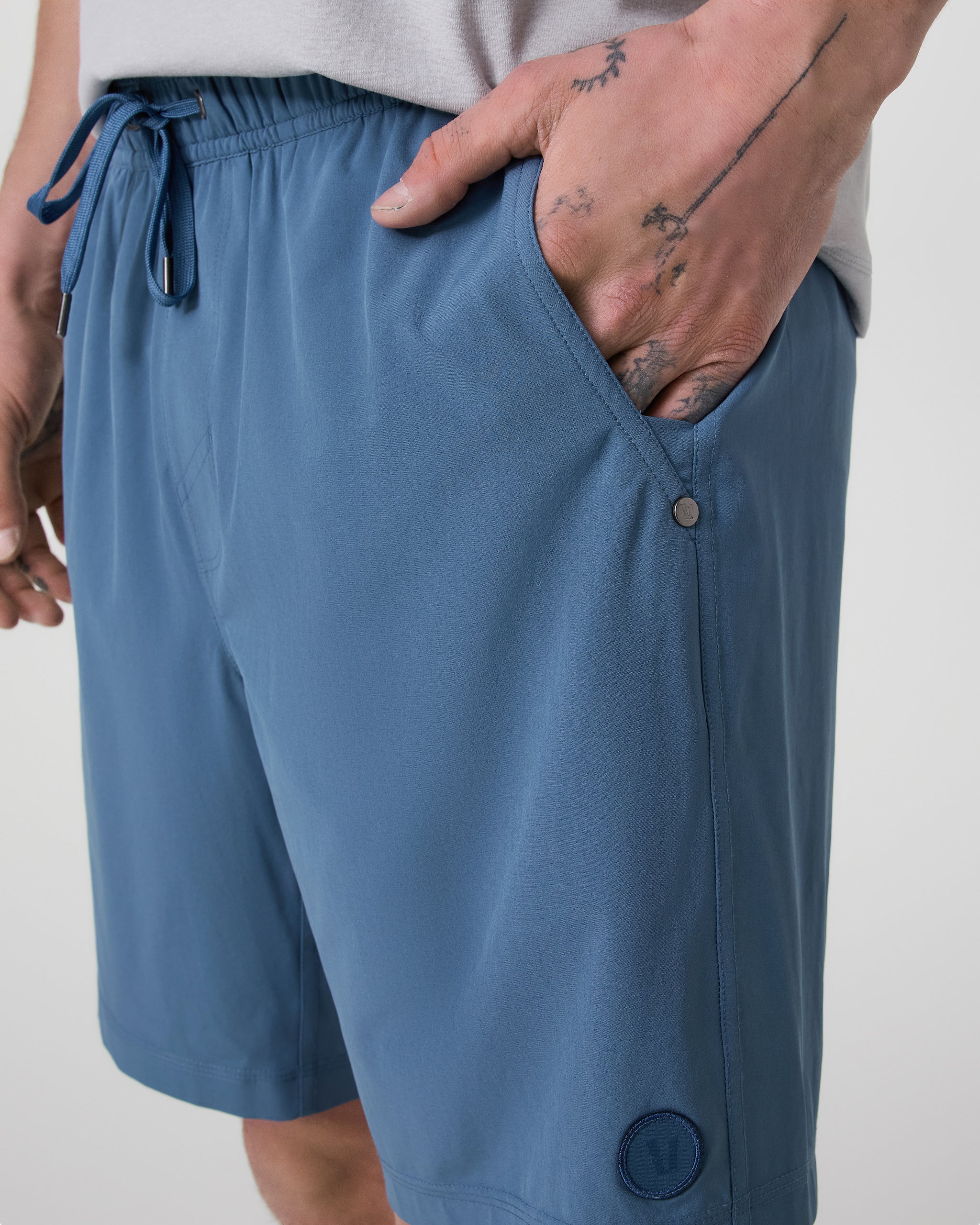 Kore Short Lined 7 | Pool Blue Tonal - Image 5