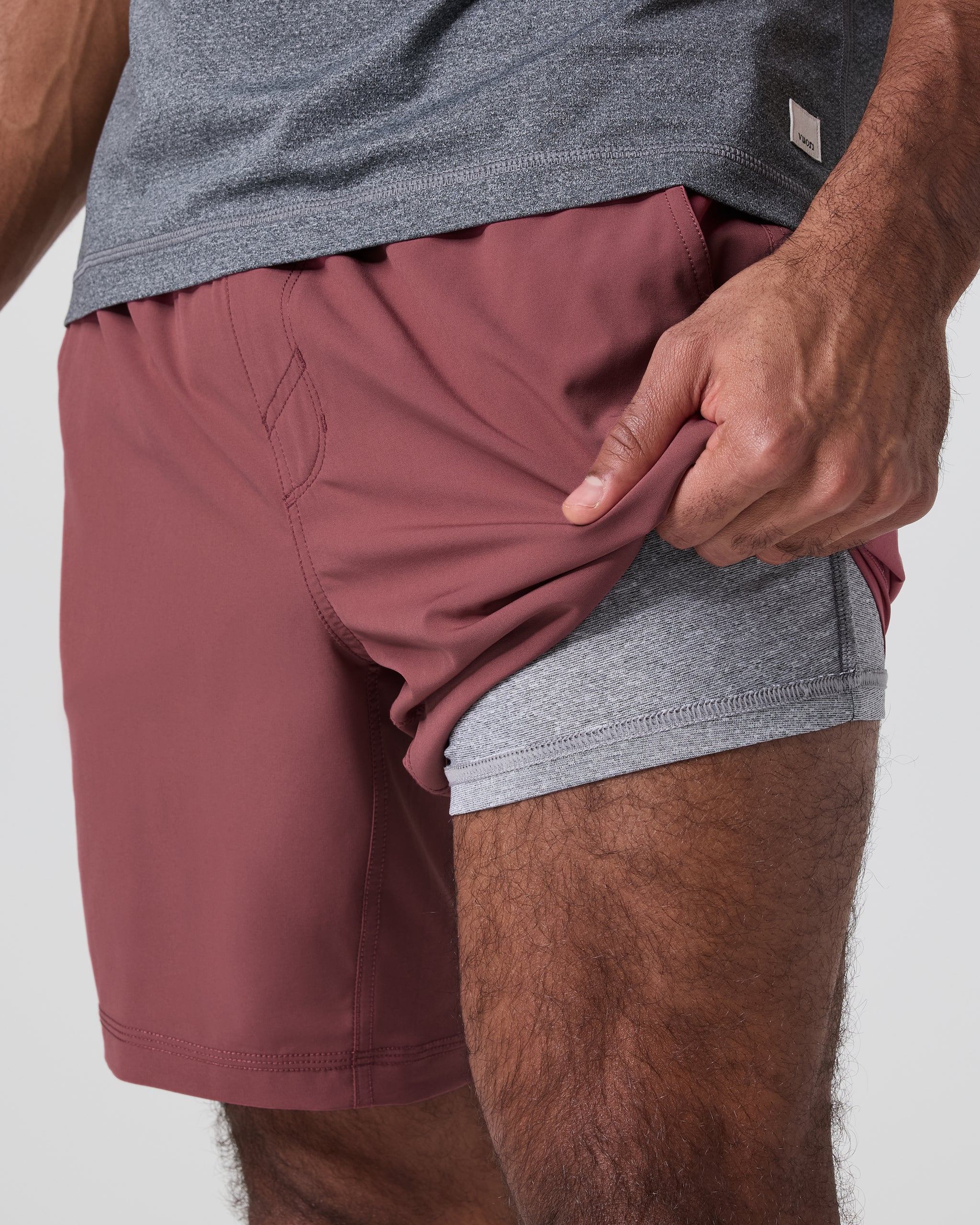 Kore Short Lined 7 | Saltwater Red - Image 2