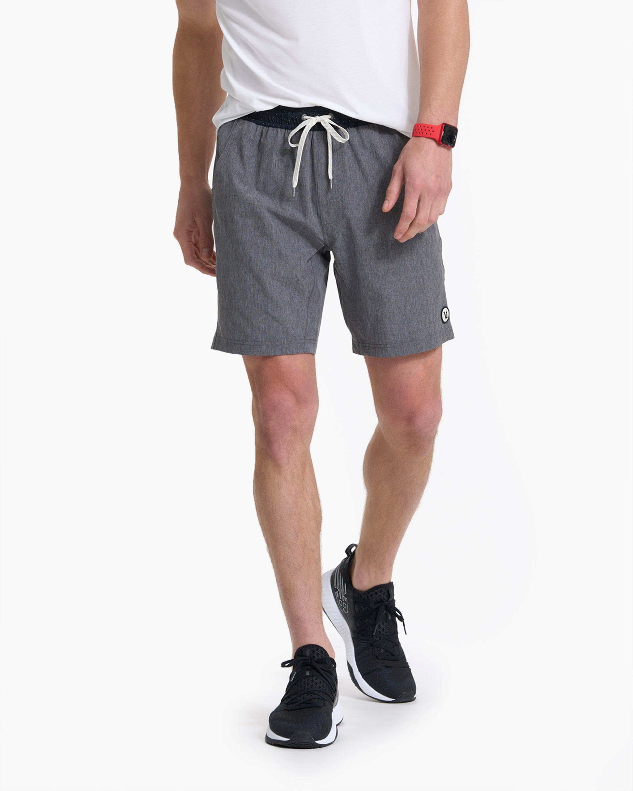 Kore Short Lined 7 | Vintage Charcoal Linen Texture