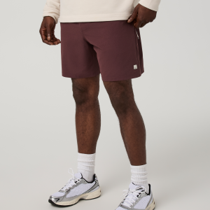 Banks Session Short Unlined 7 | Boysenberry Linen Texture