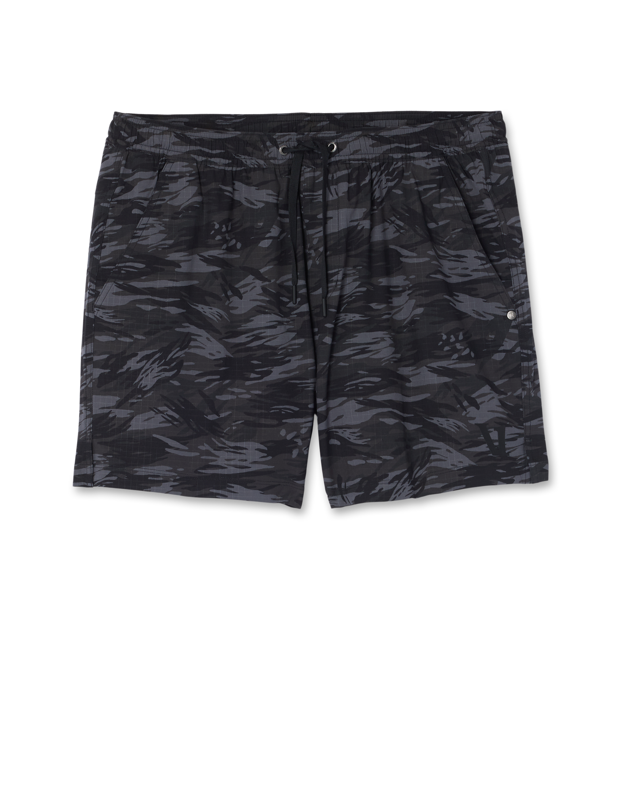 Vuori HardKore Short Lined 5 | Black Riptide Camo - Image 7