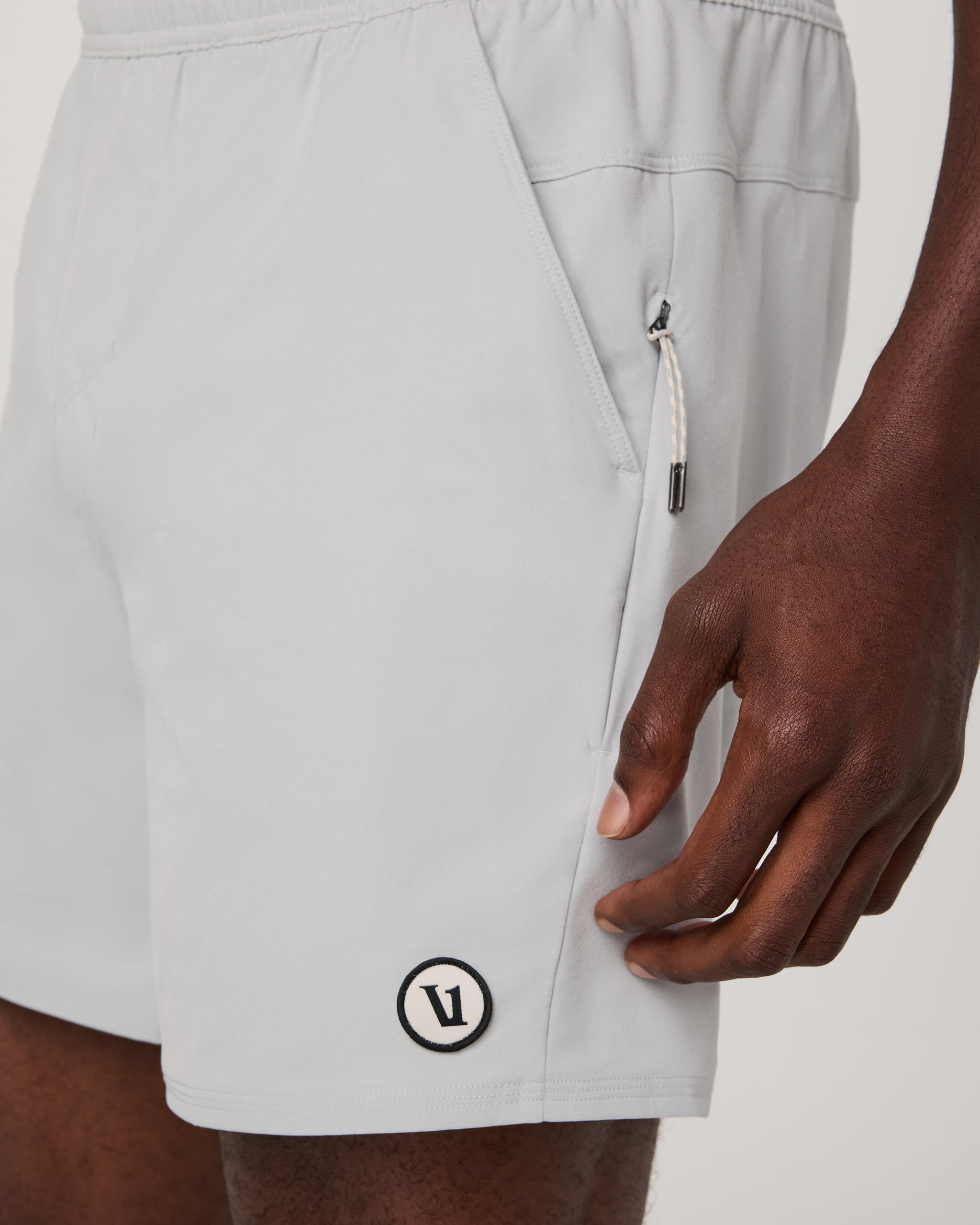 Maverick Volley Short Lined | Sky Grey - Image 2
