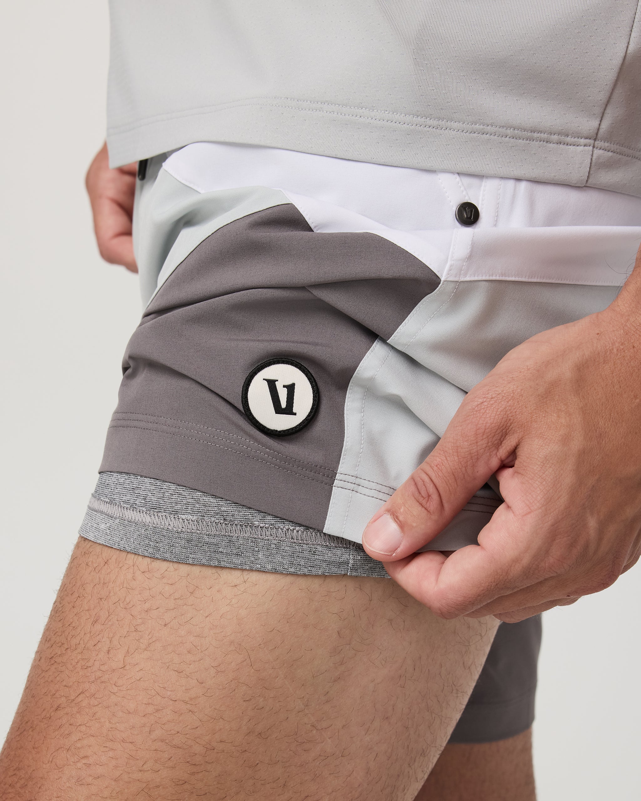 Kore Short X3 Lined 7 | Sky Grey - Image 2