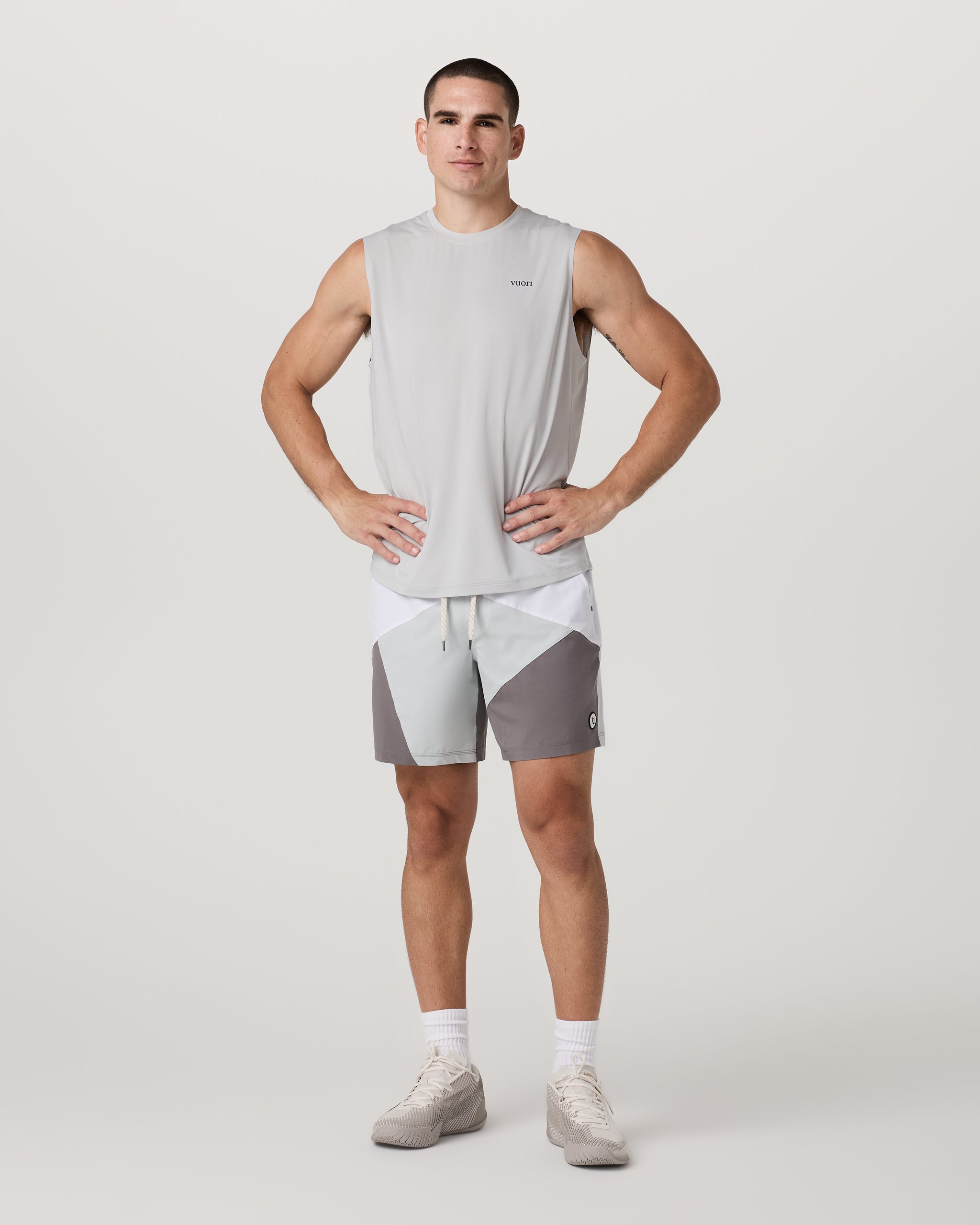 Kore Short X3 Lined 7 | Sky Grey - Image 4