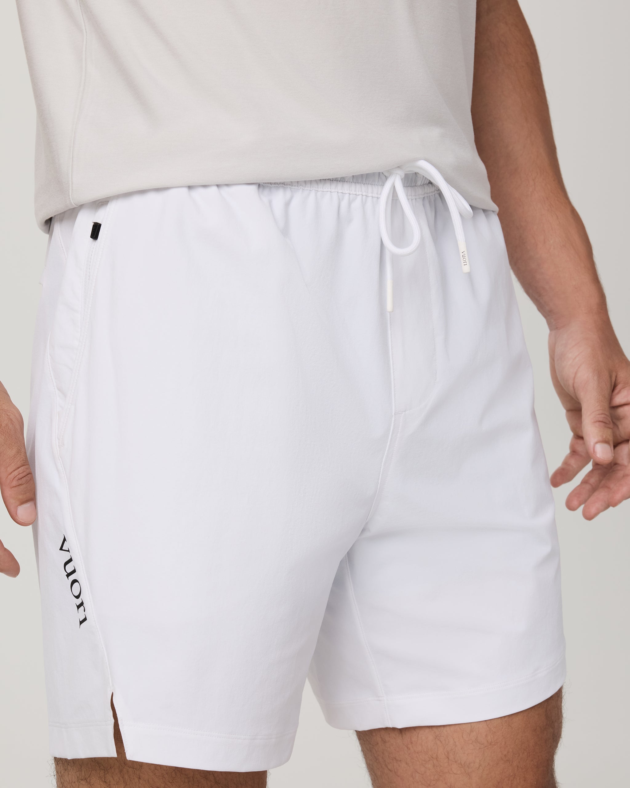 Crosscourt Short Unlined 7 | White - Image 4