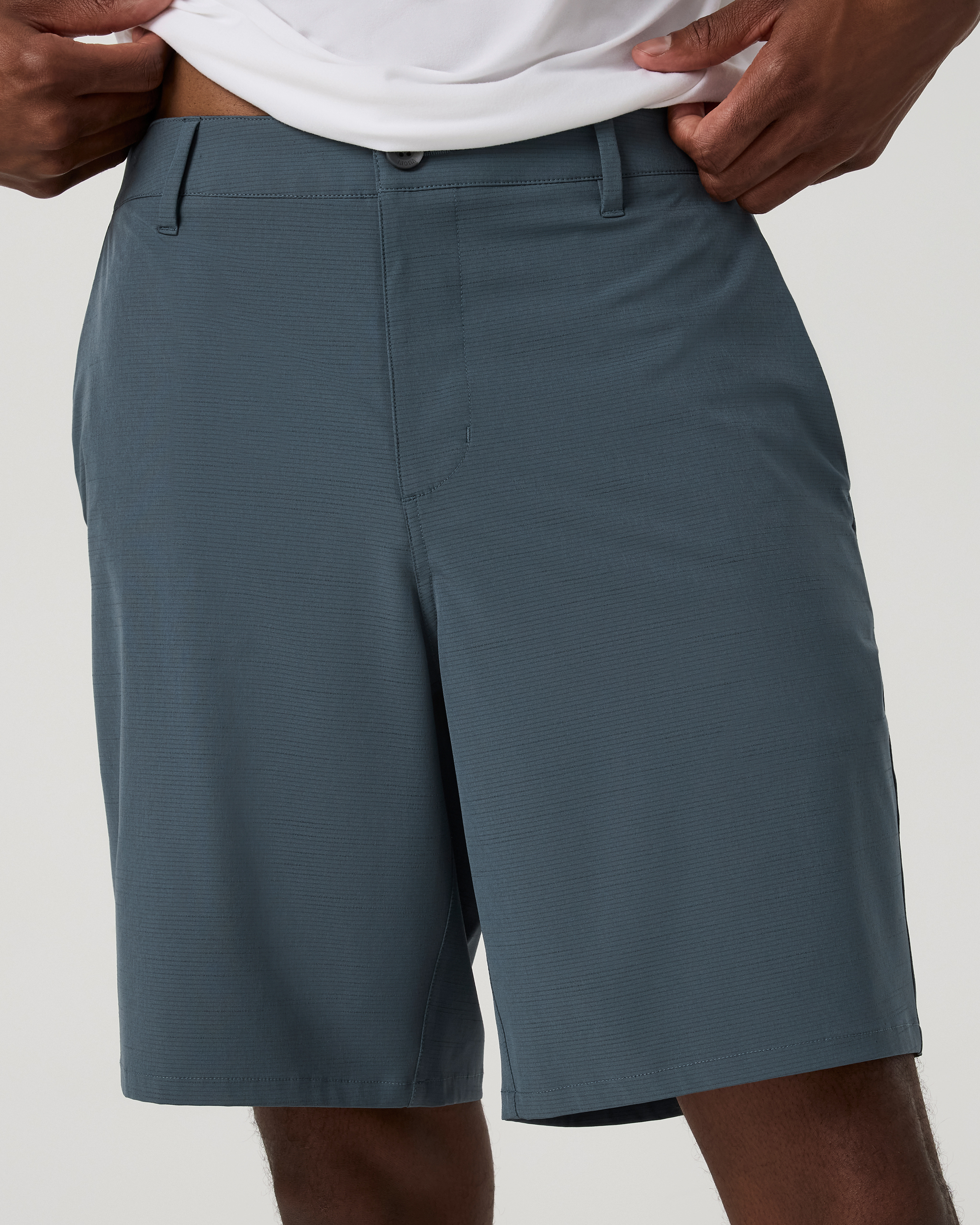 Aim Short 8 | Blue Sea Slub Stripe - Image 3