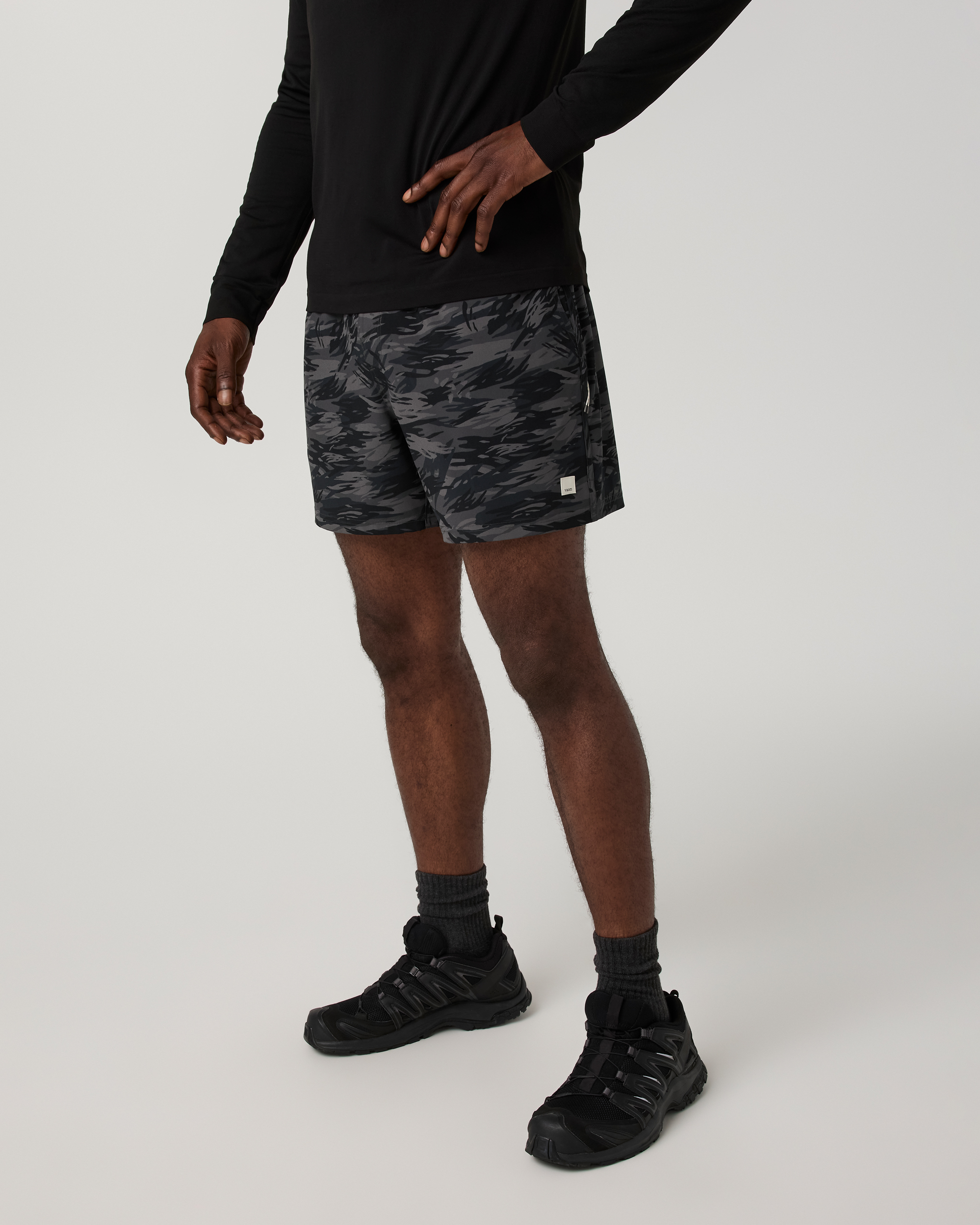 Banks Session Short Unlined 5 | Black Riptide Camo