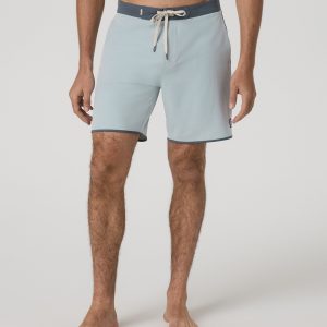Cruise Boardshort 7 | Blue Haze Linen Texture