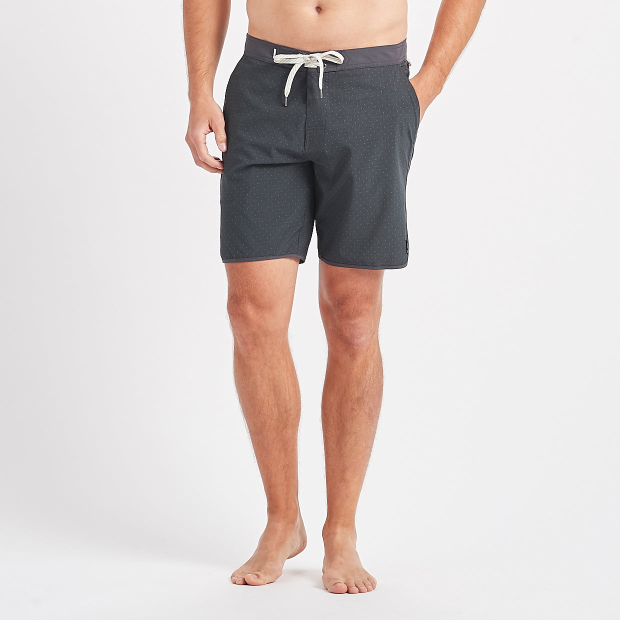 Cruise Boardshort | Charcoal Micro Dot