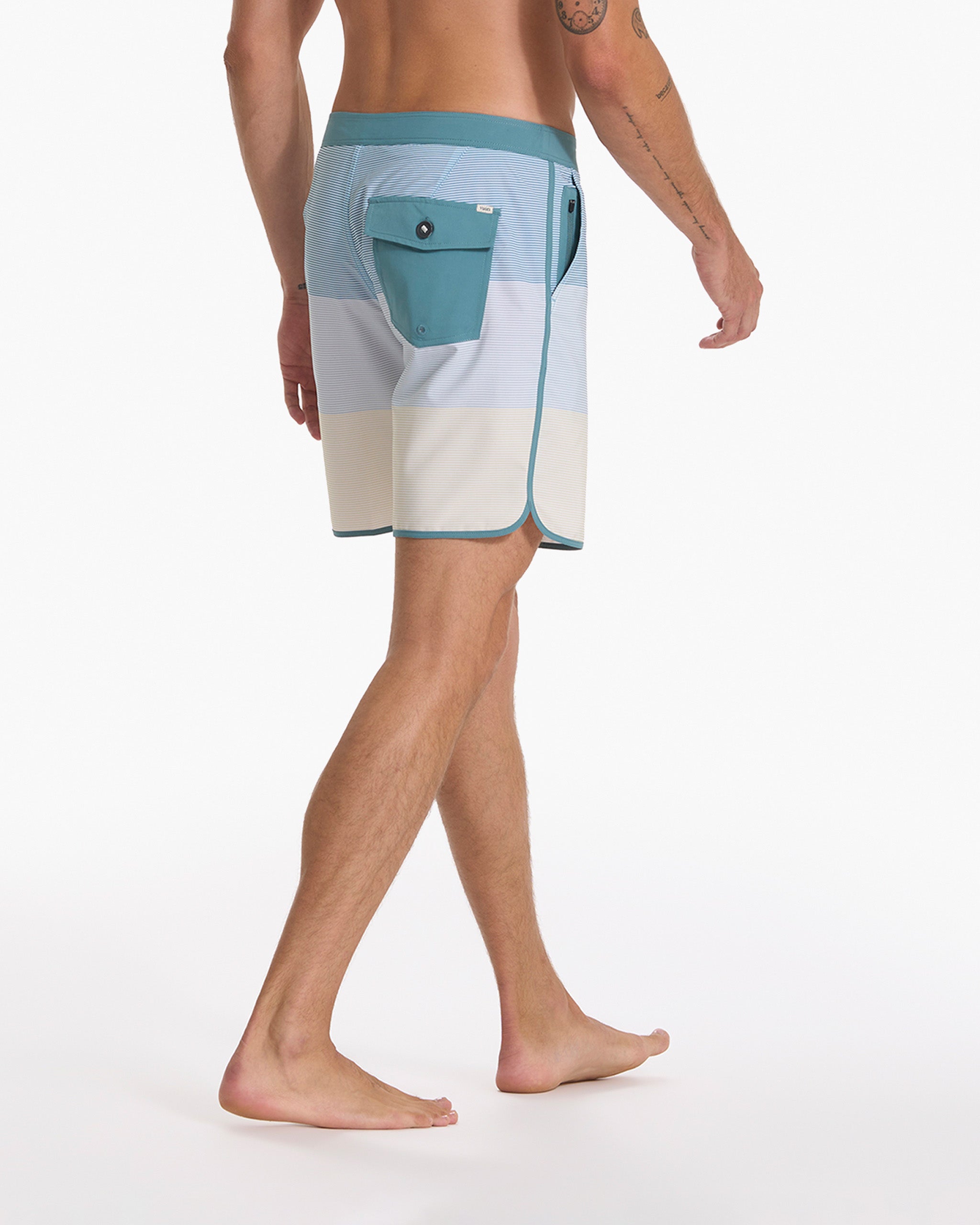Cruise Boardshort | Sagebrush Wave Stripe - Image 2