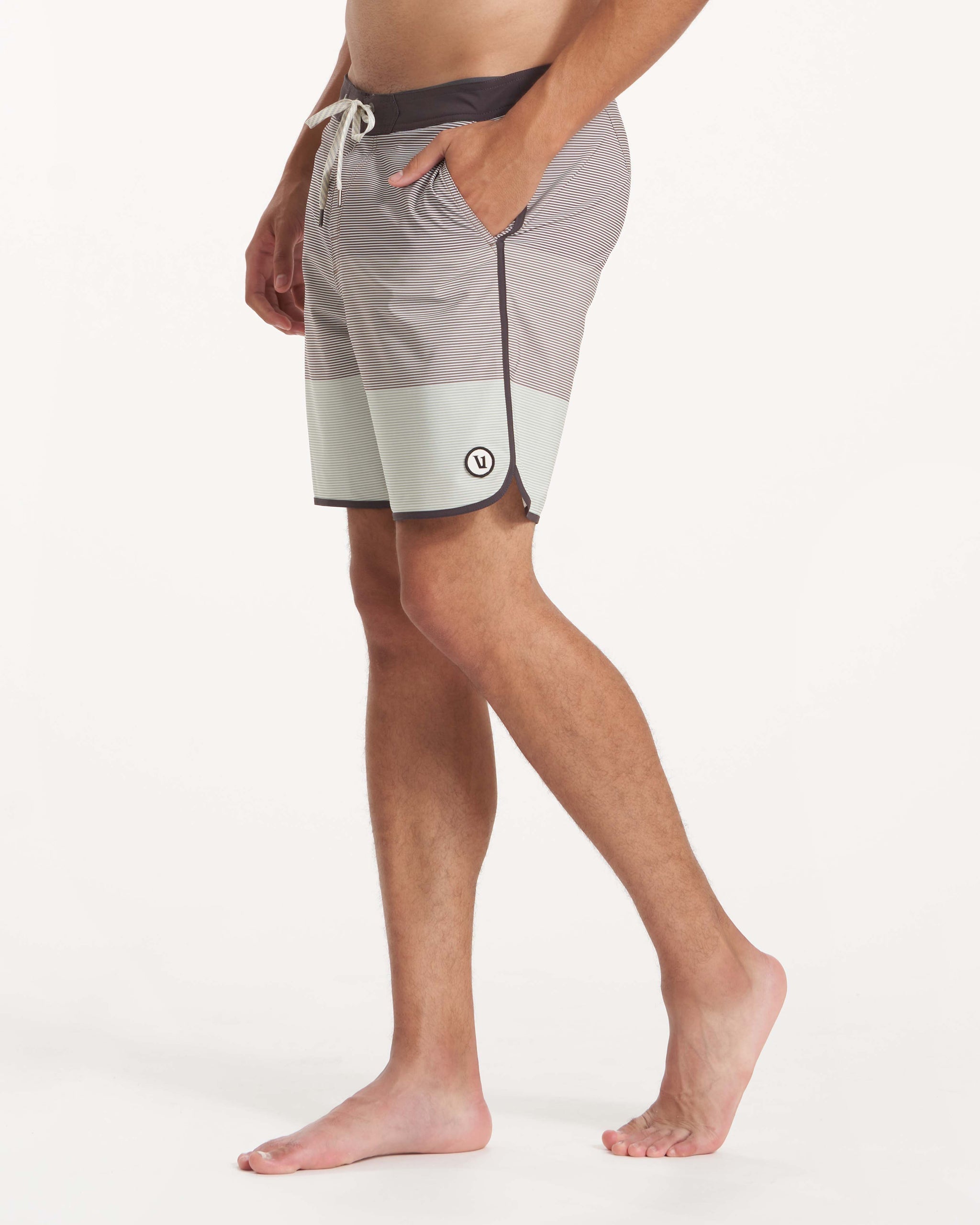 Cruise Boardshort | Smoke Wave Stripe - Image 2