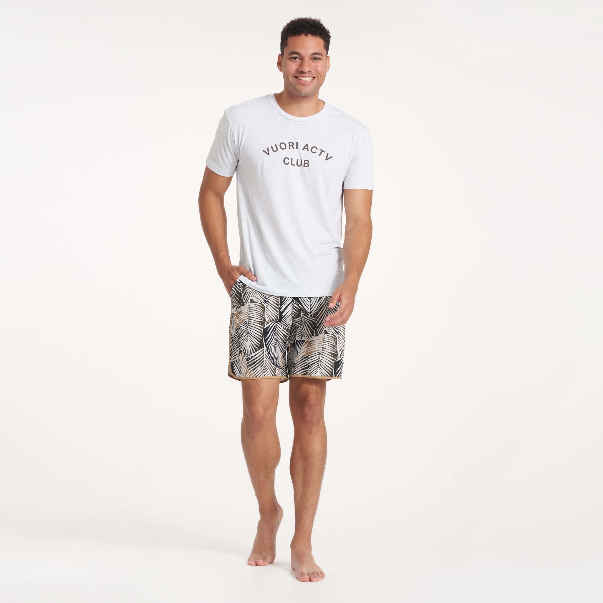 ACTV Club Tee | White Heather - Image 4