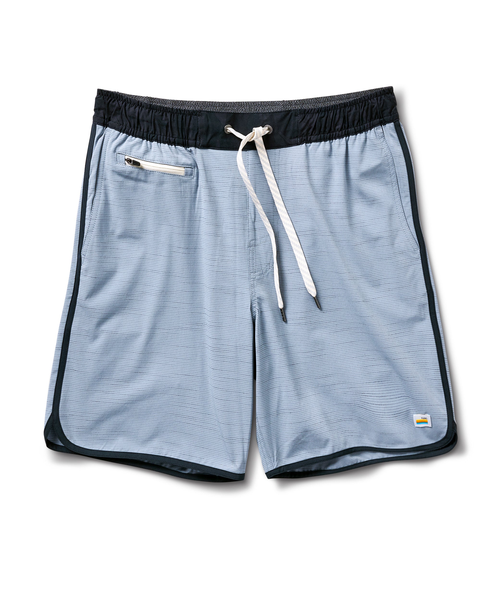 Banks Short Unlined 7 | Light Cloud Slub Stripe - Image 6
