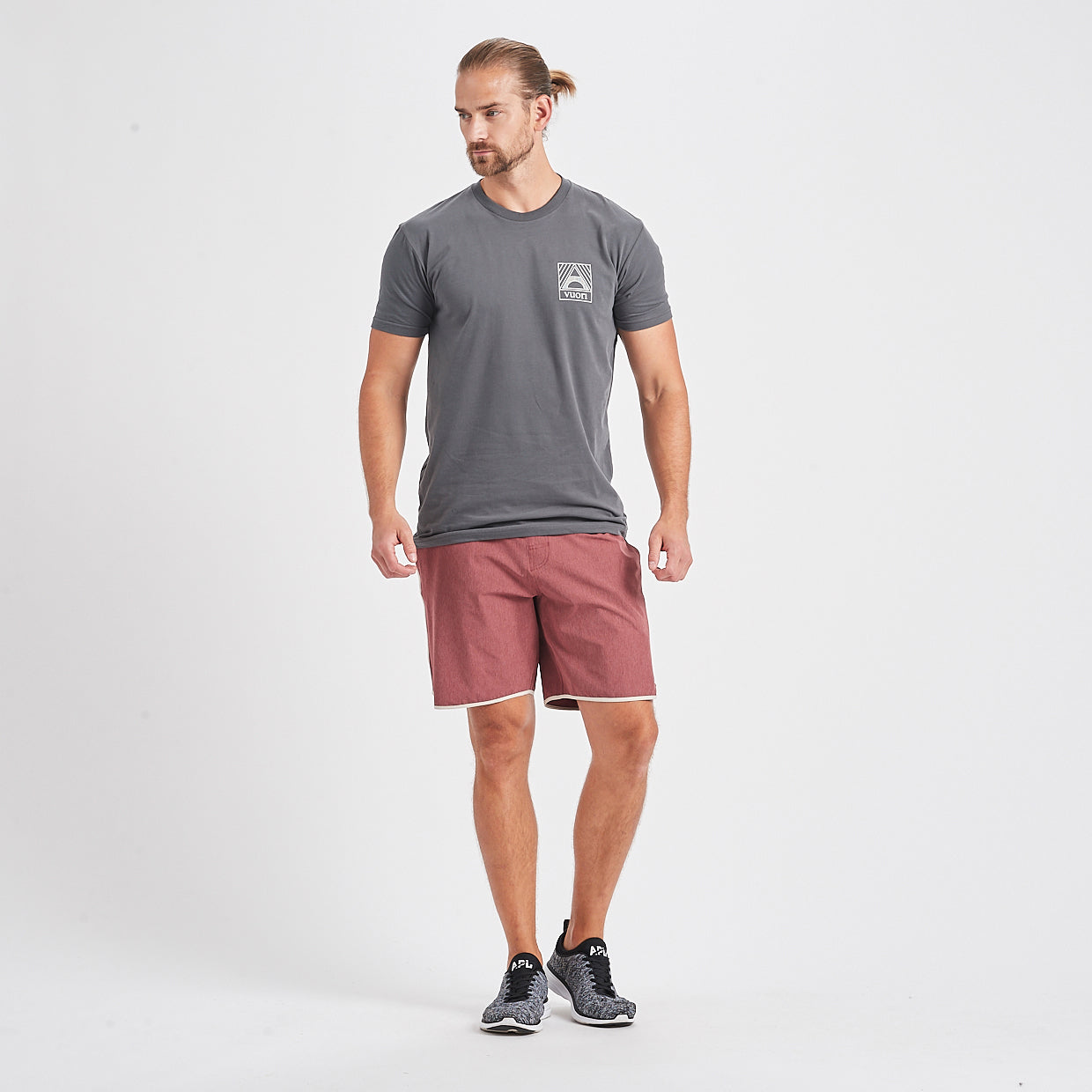 Banks Short Unlined 7 | Amber Linen Texture - Image 4