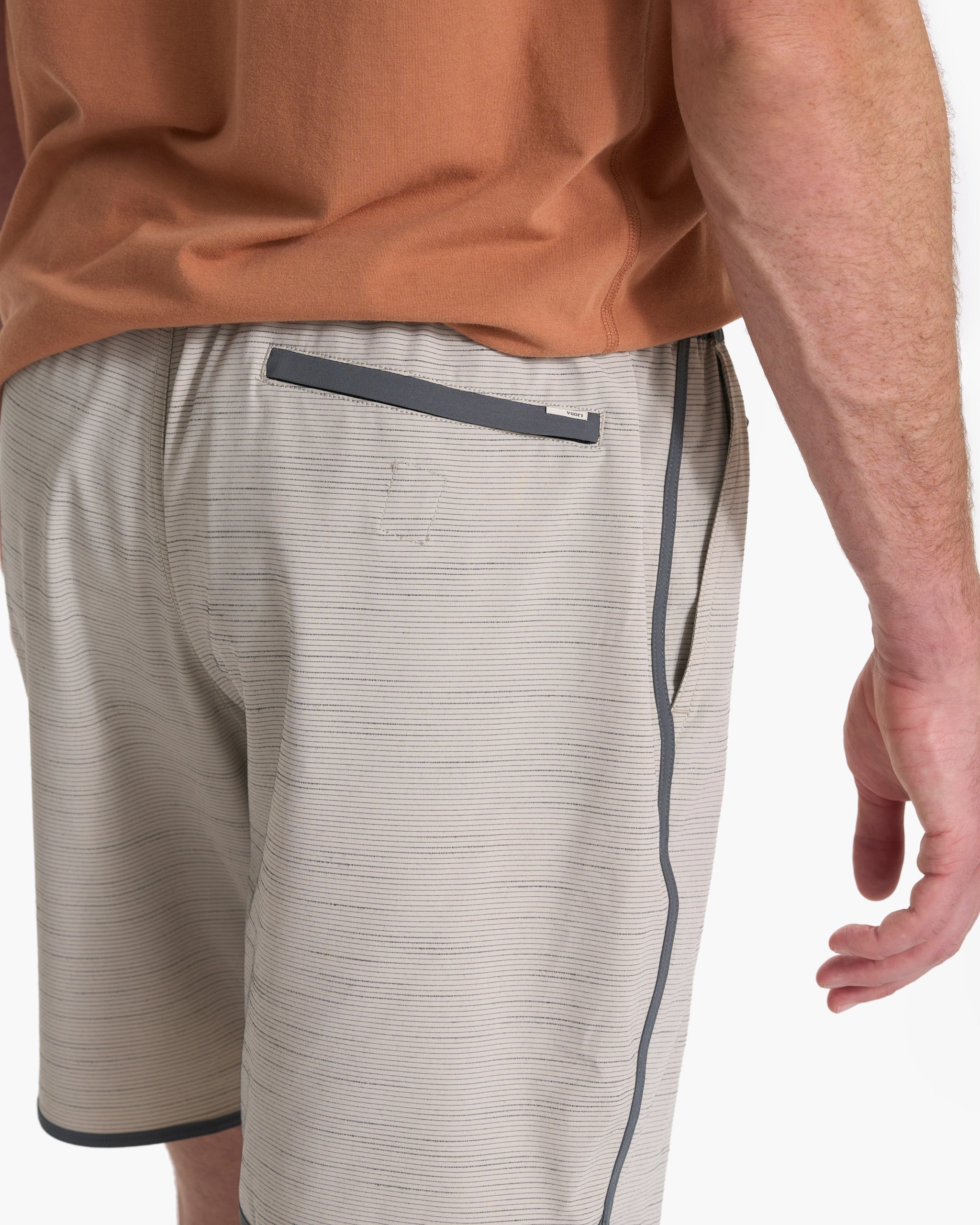 Banks Short Unlined 7 | Beachsand Slub Stripe - Image 5