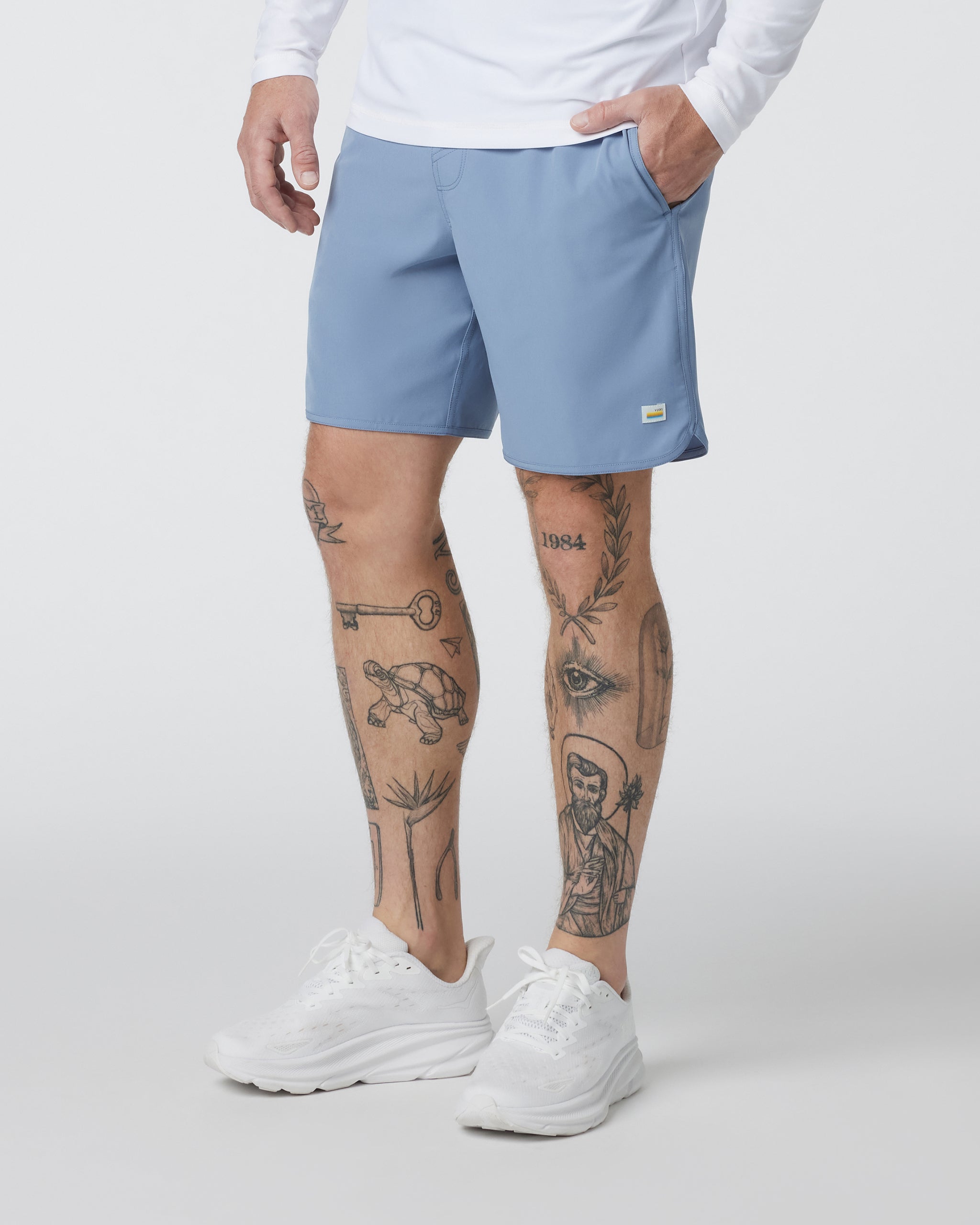 Banks Short Unlined 7 | Chambray - Image 5