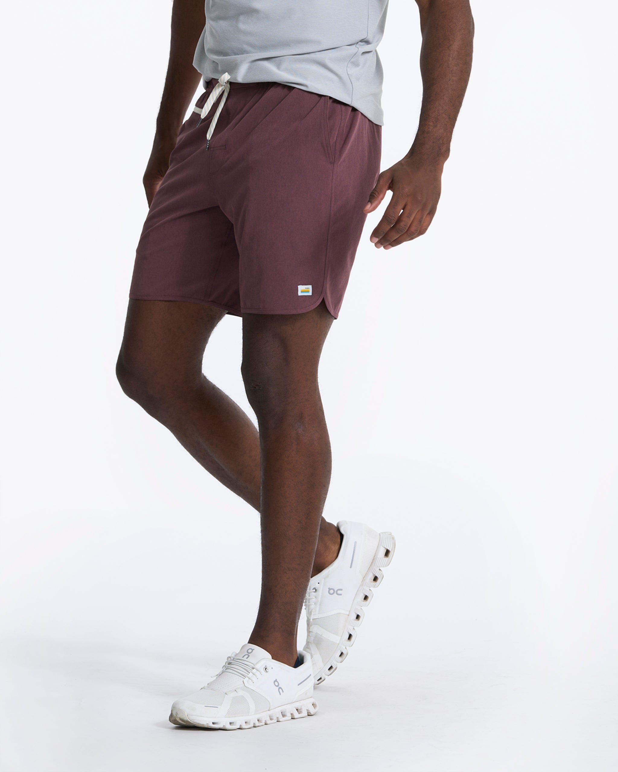 Banks Short Unlined 7 | Chestnut Linen Texture - Image 2