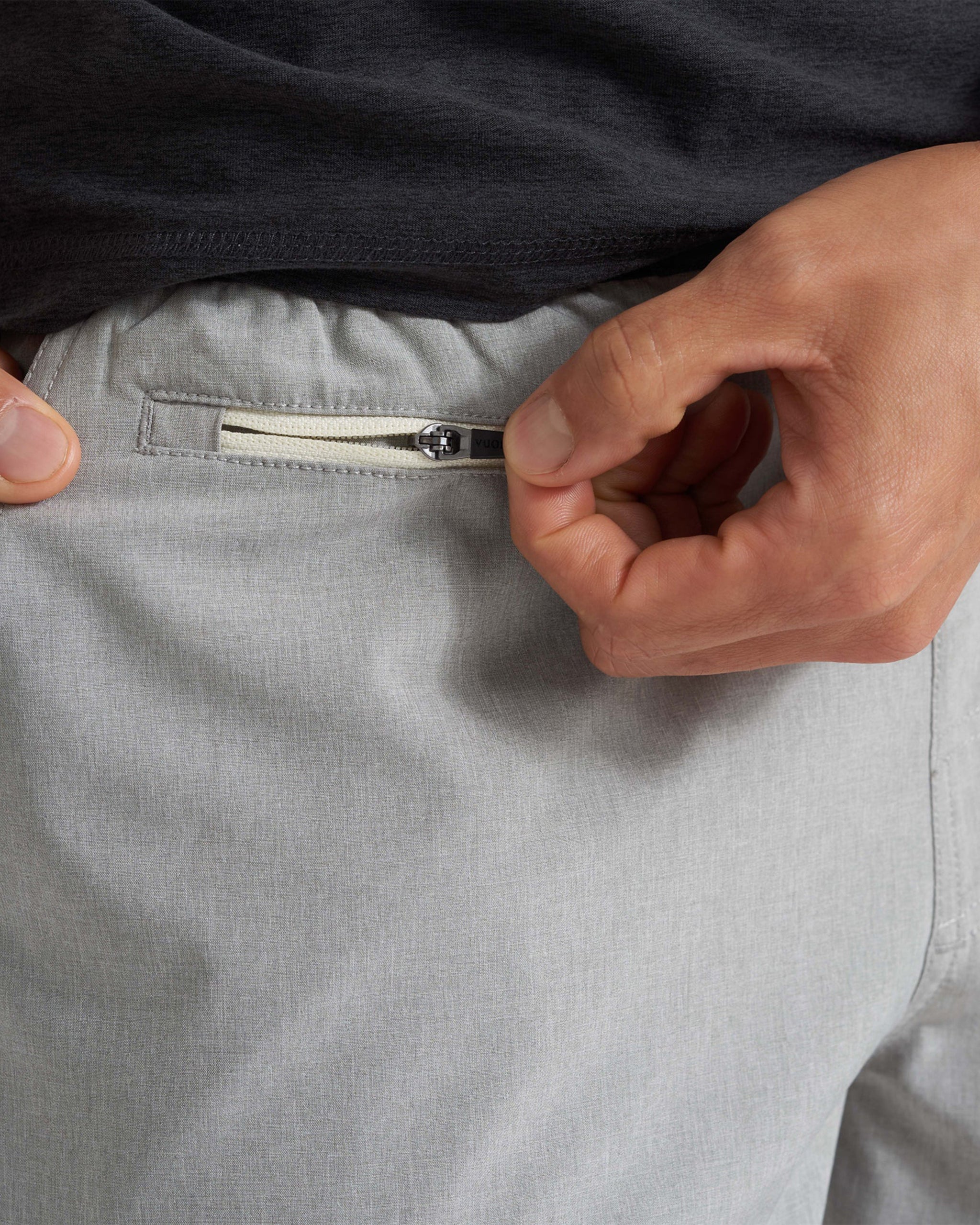 Banks Short Unlined 7 | Eucalyptus Linen Texture - Image 5