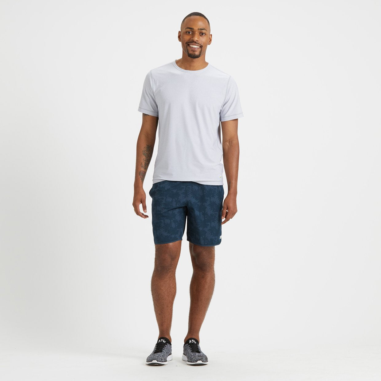 Banks Short Unlined 7 | Indigo Multi Palm - Image 4