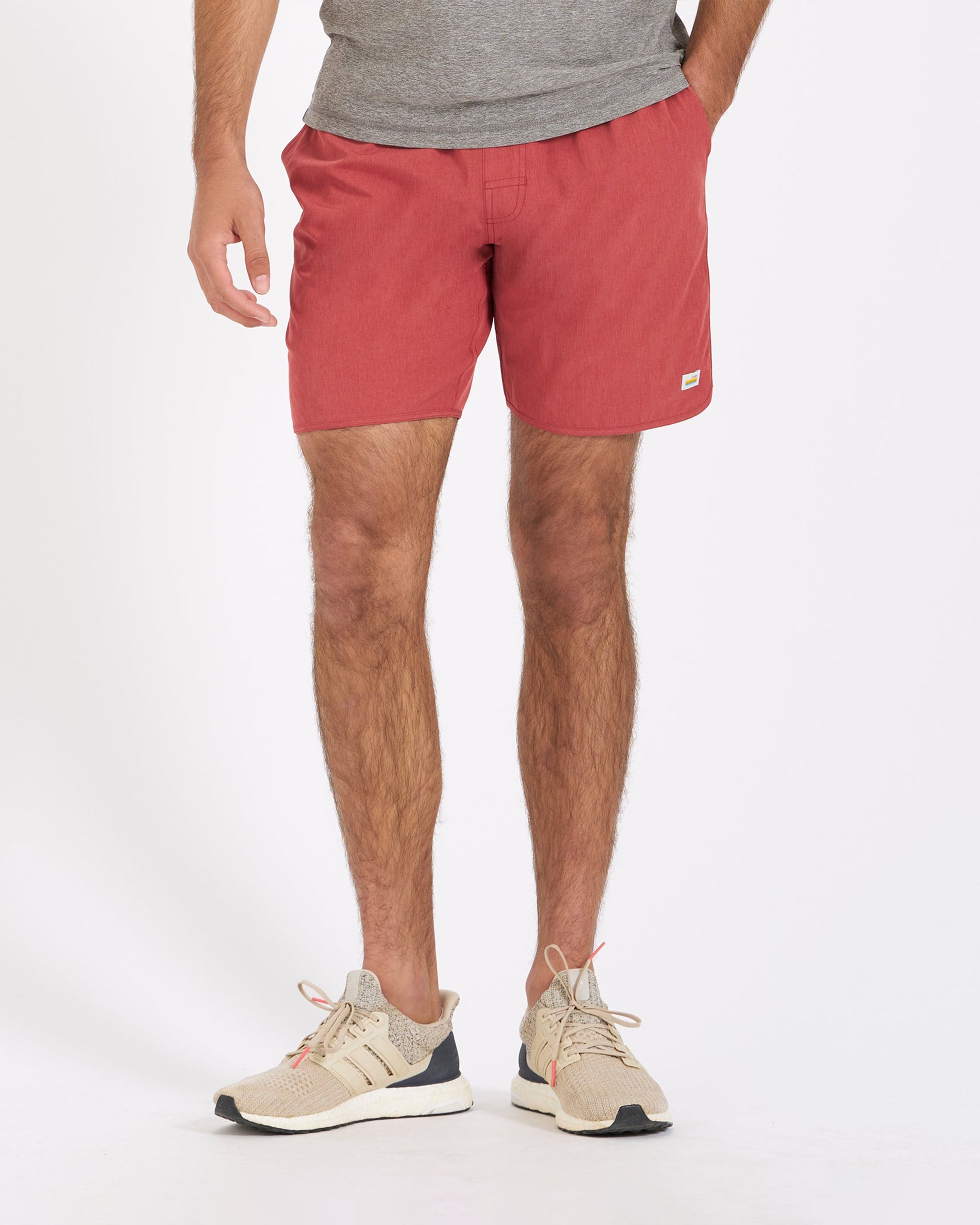 Banks Short Unlined 7 | Redwood Linen Texture