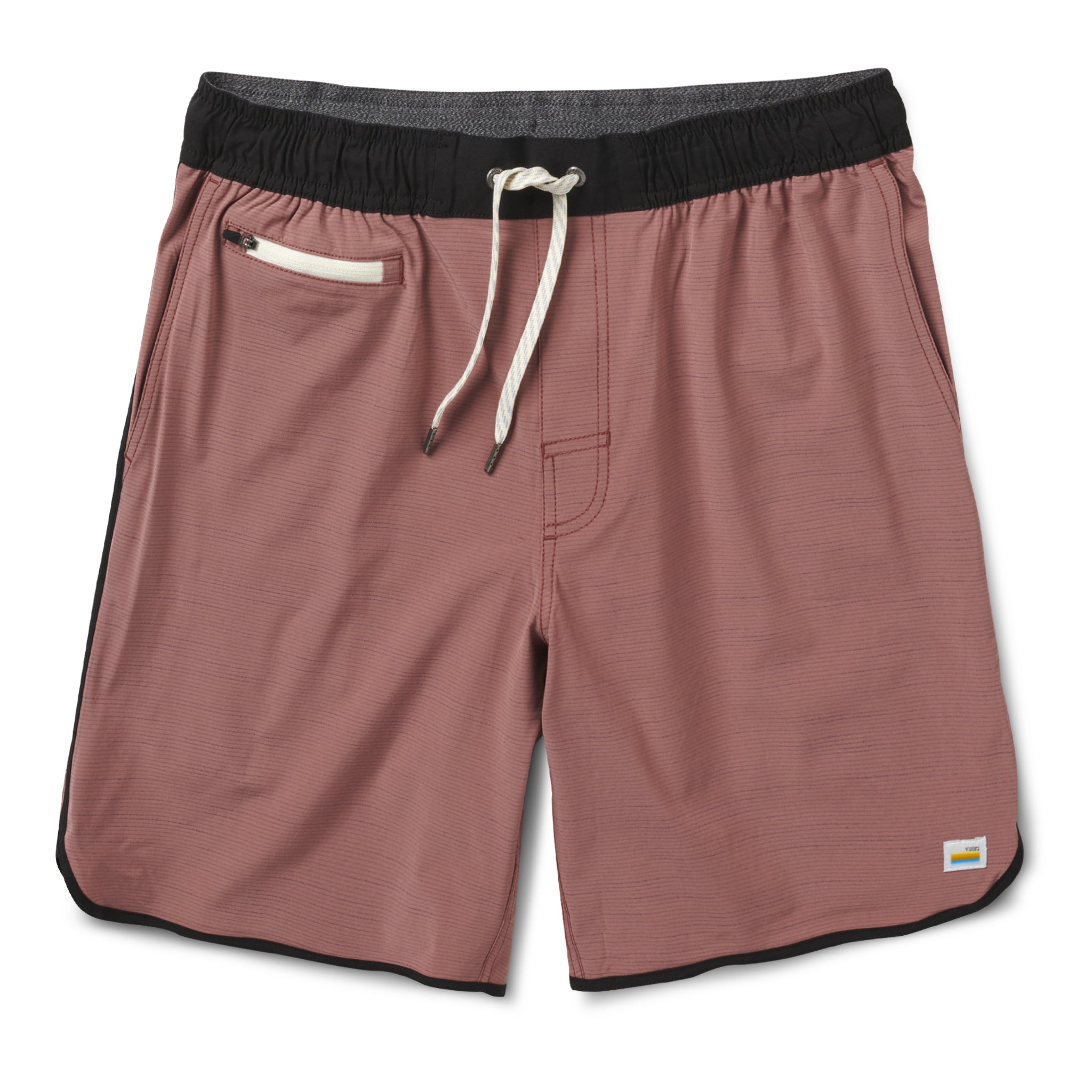 Banks Short Unlined 7 | Terracotta Slub Stripe