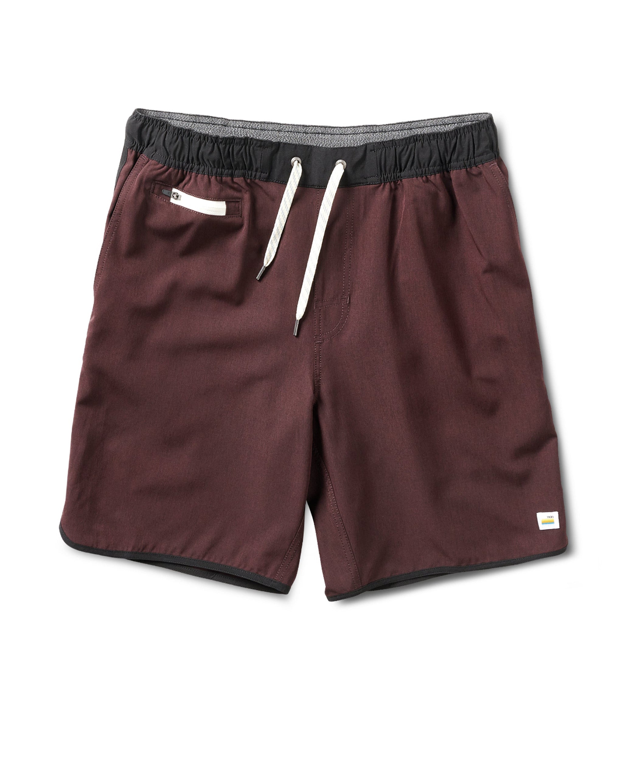 Banks Short Unlined 7 | Oxblood Linen Texture - Image 4
