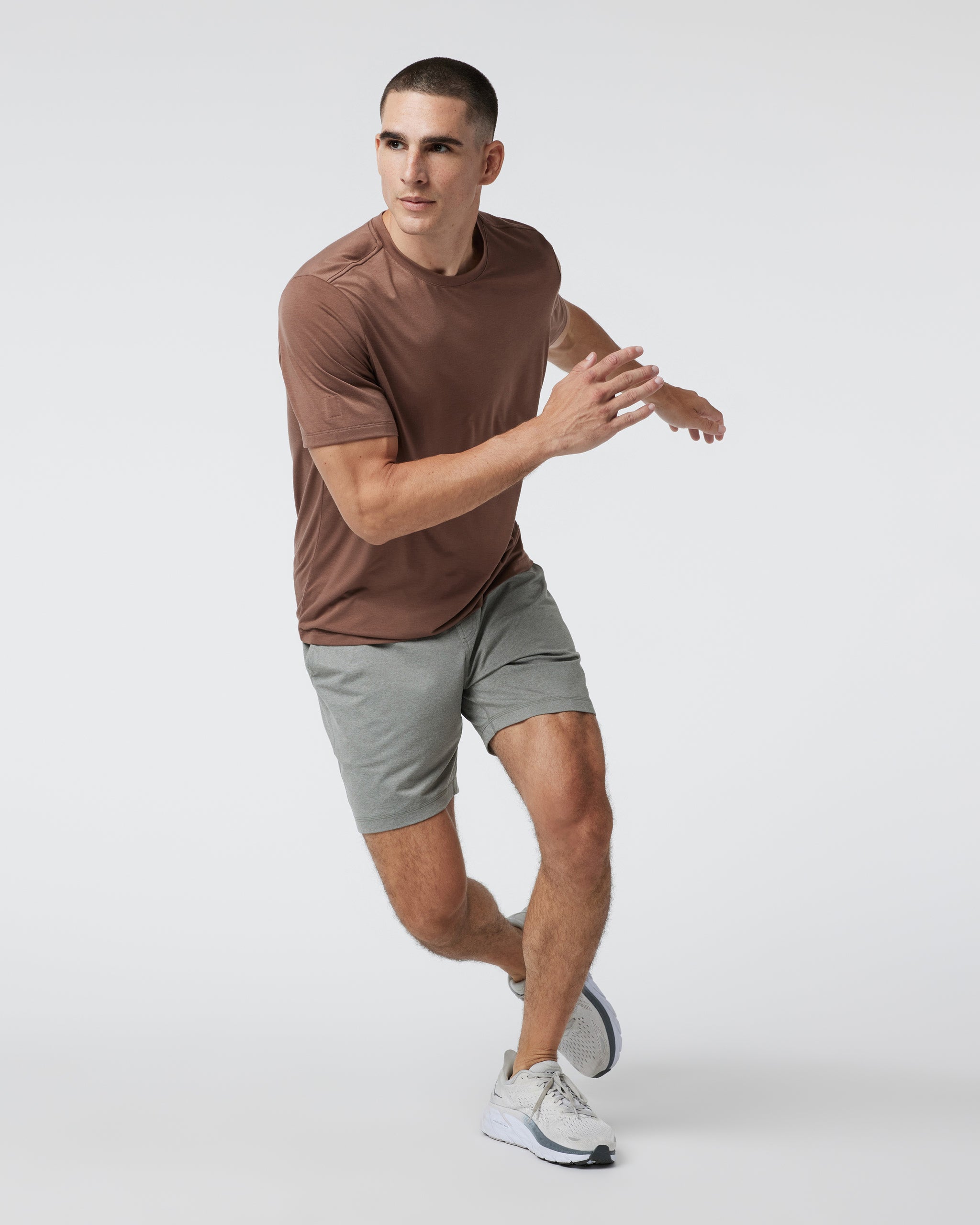 Ponto Performance Short 7 | Driftwood Heather - Image 4
