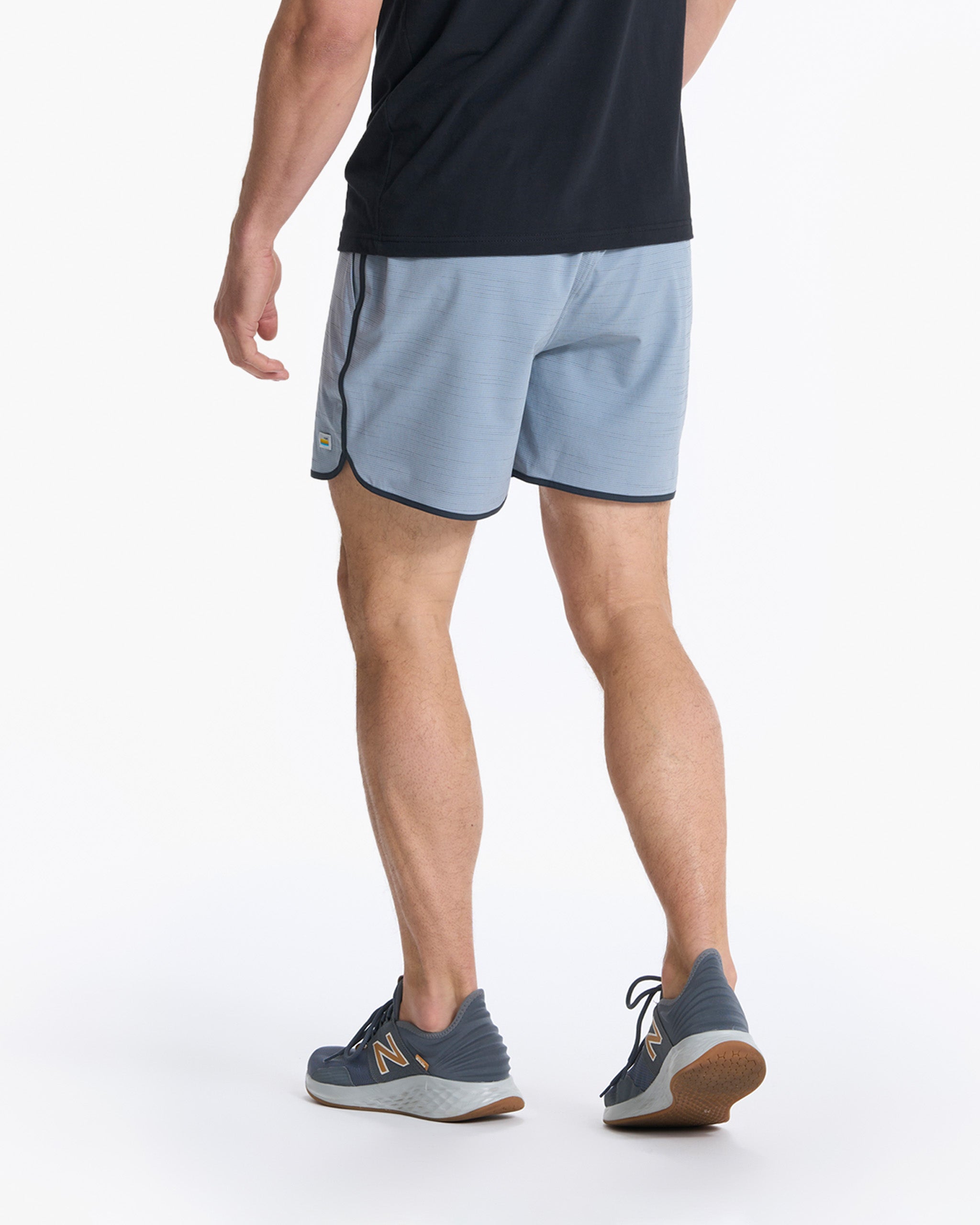 Banks Short Unlined 5 | Light Cloud Slub Stripe - Image 4