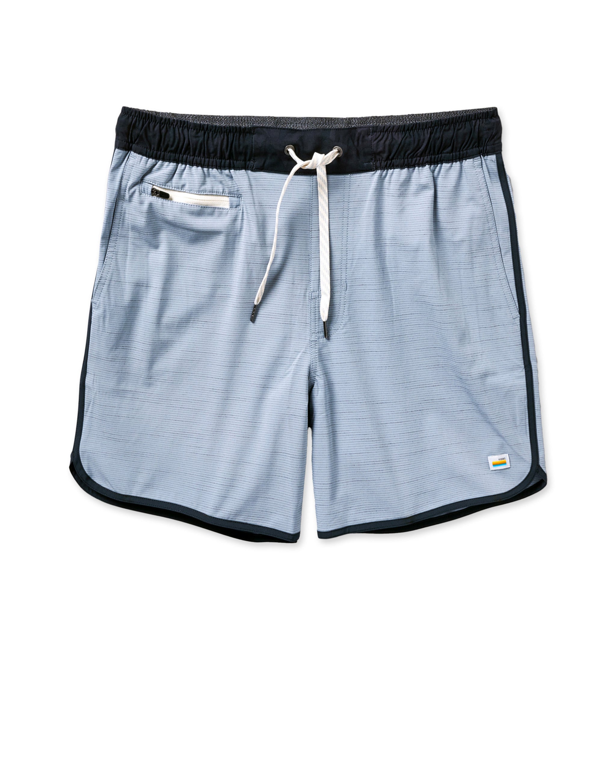 Banks Short Unlined 5 | Light Cloud Slub Stripe - Image 6