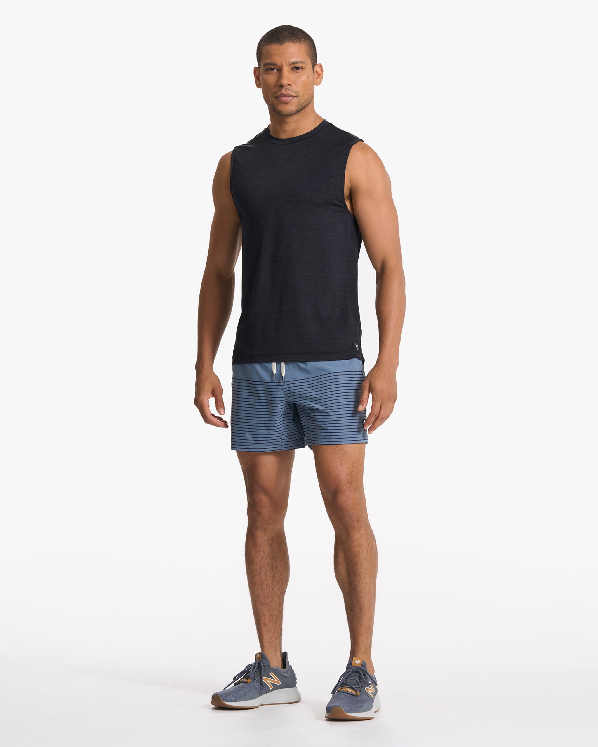 Kore Short Lined 5 | Light Azure Stripe - Image 4