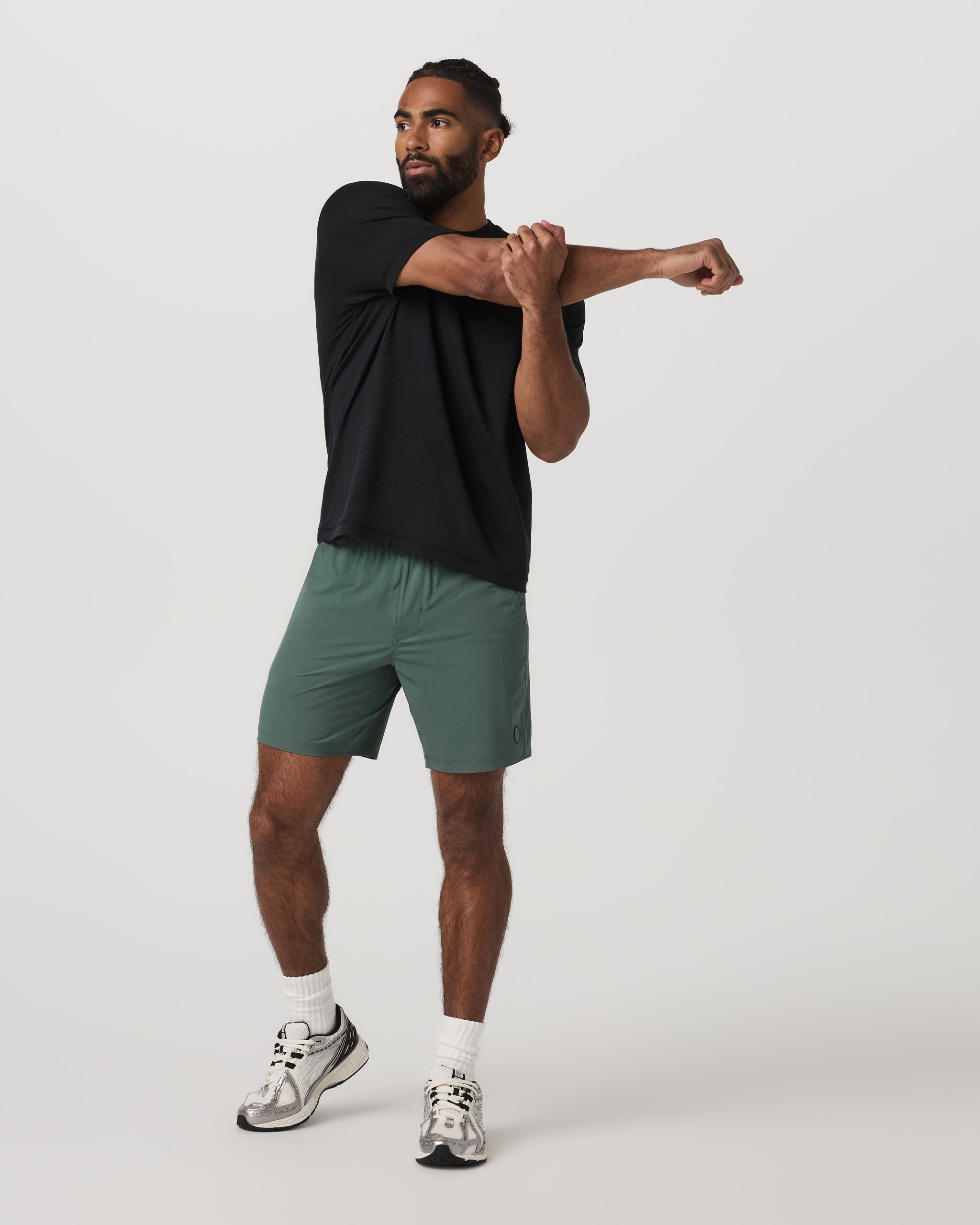 Kore Short Unlined 7 | Agate Green Tonal - Image 4