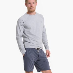 Austin Sweatshort | Azure Heather