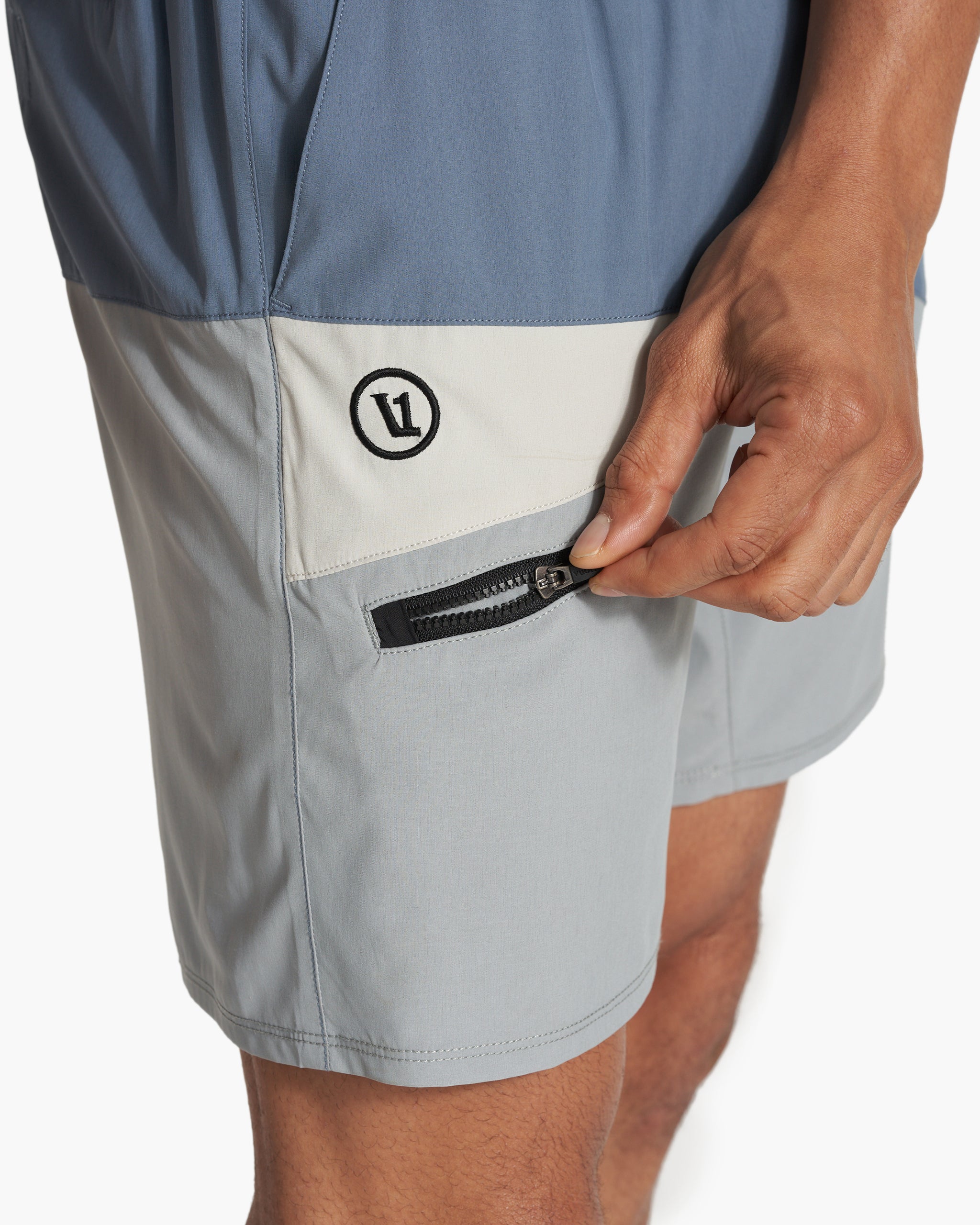 Colorblock Kore Short Lined 7 | Light Azure/Steel/Vapor - Image 6