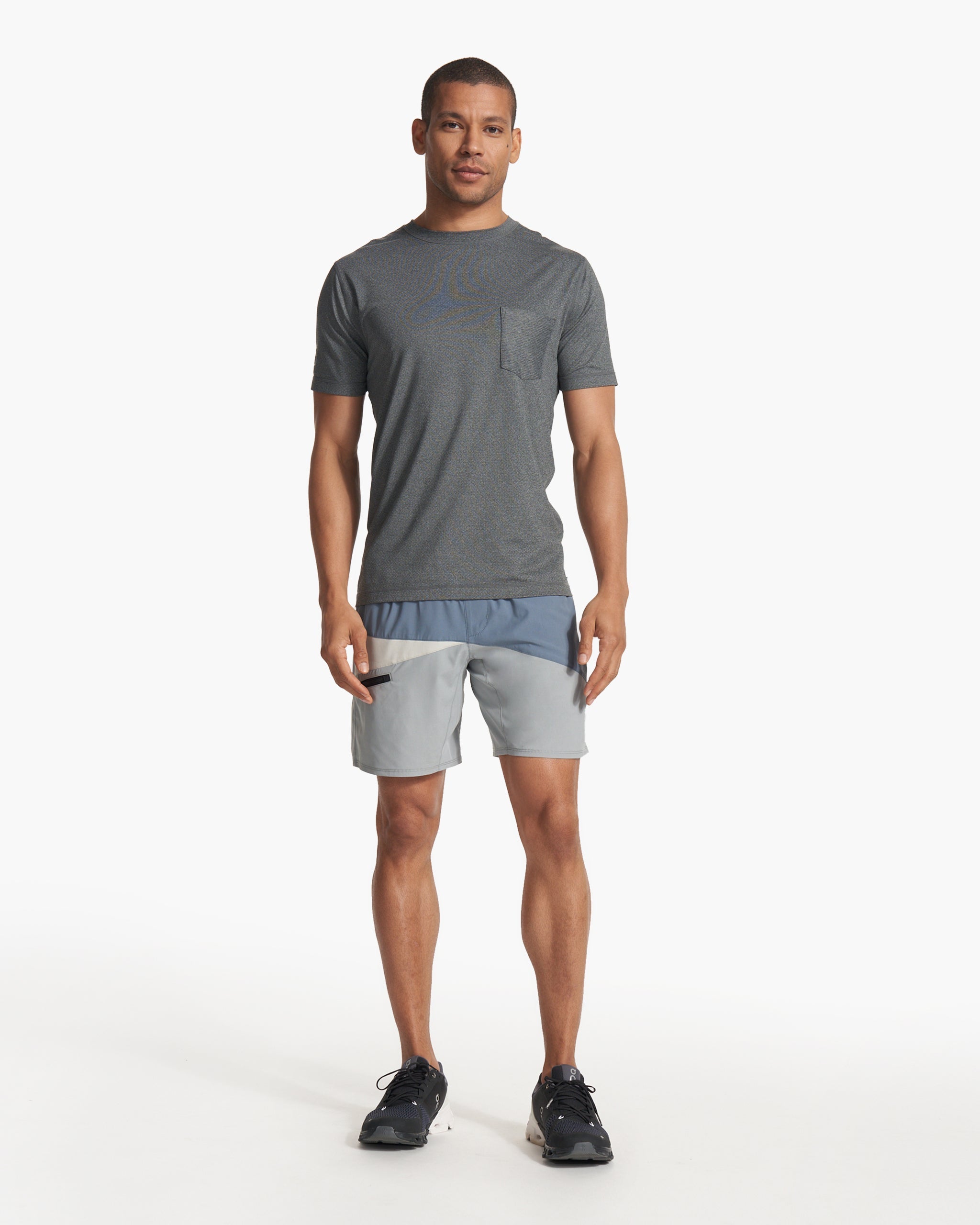 Colorblock Kore Short Lined 7 | Light Azure/Steel/Vapor - Image 5